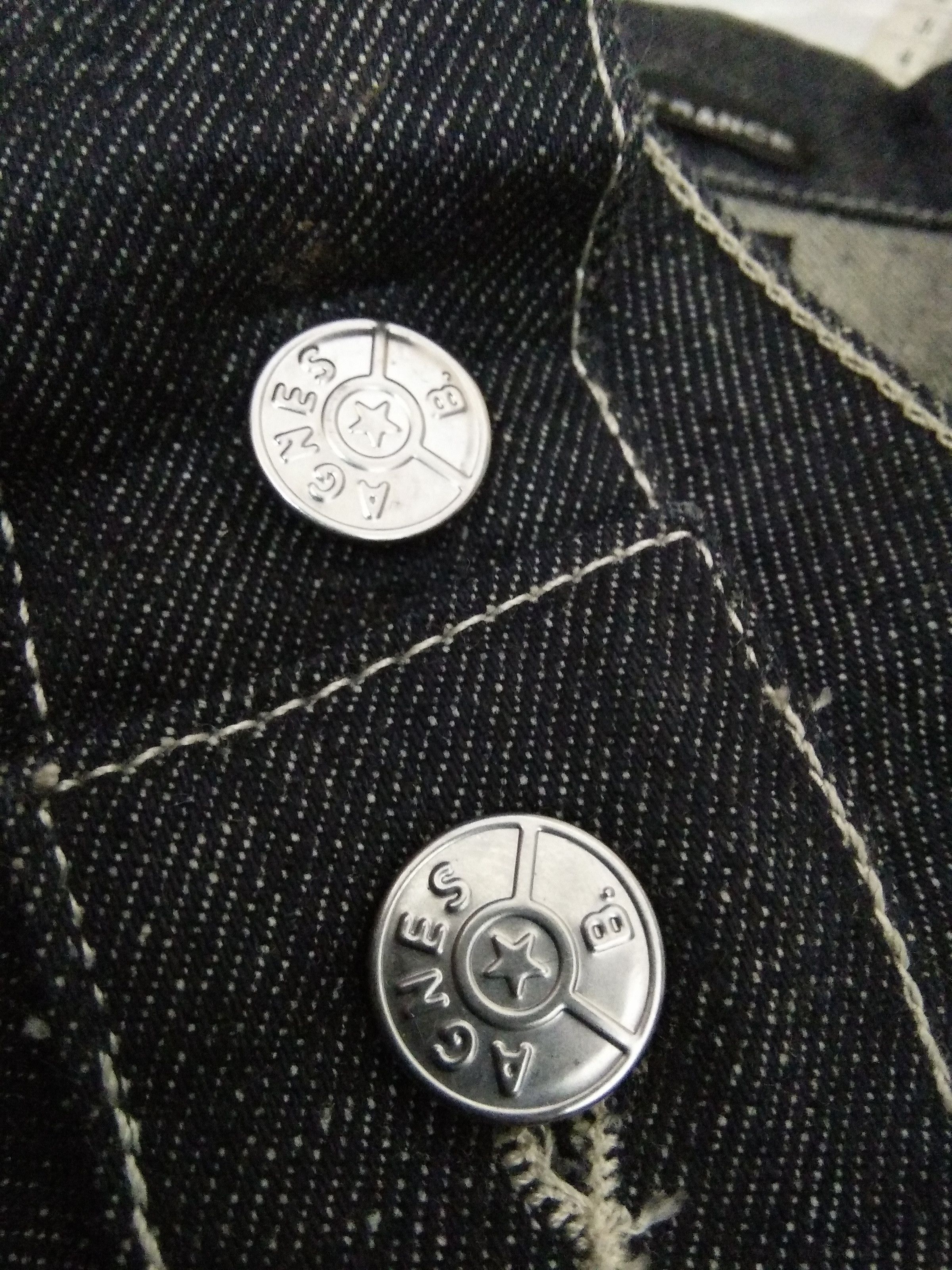 agnes b. AGNES B. DENIM JACKET 4 POCKET MINT CONDITION (A613) Size US S / EU 44-46 / 1 - 4 Thumbnail