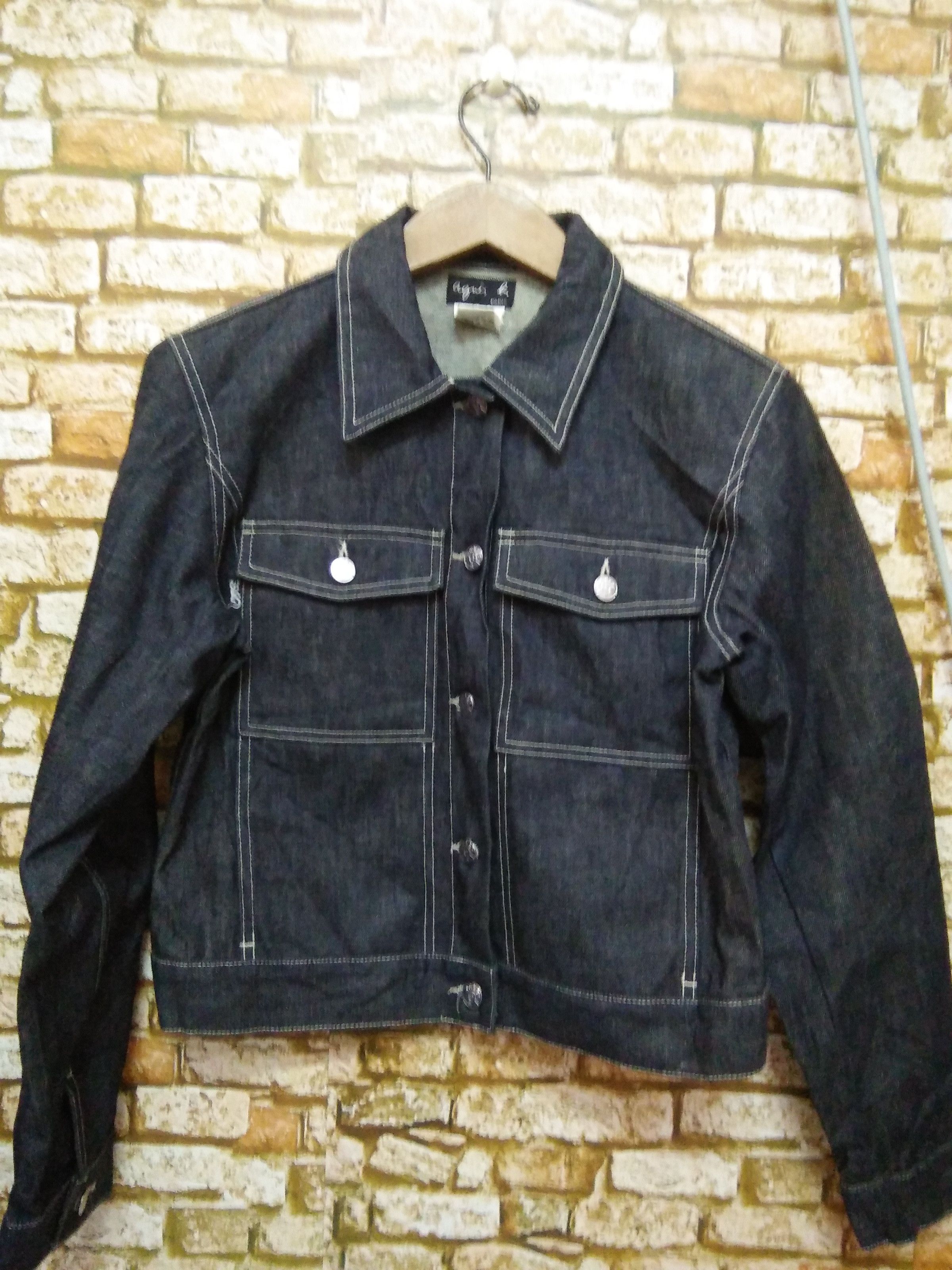 agnes b. AGNES B. DENIM JACKET 4 POCKET MINT CONDITION (A613) Size US S / EU 44-46 / 1 - 1 Thumbnail
