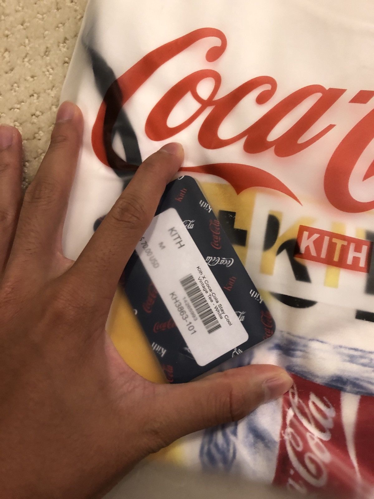 Coca Cola × Kith Kith x Coca-Cola Stay Cool Vintage Tee White 