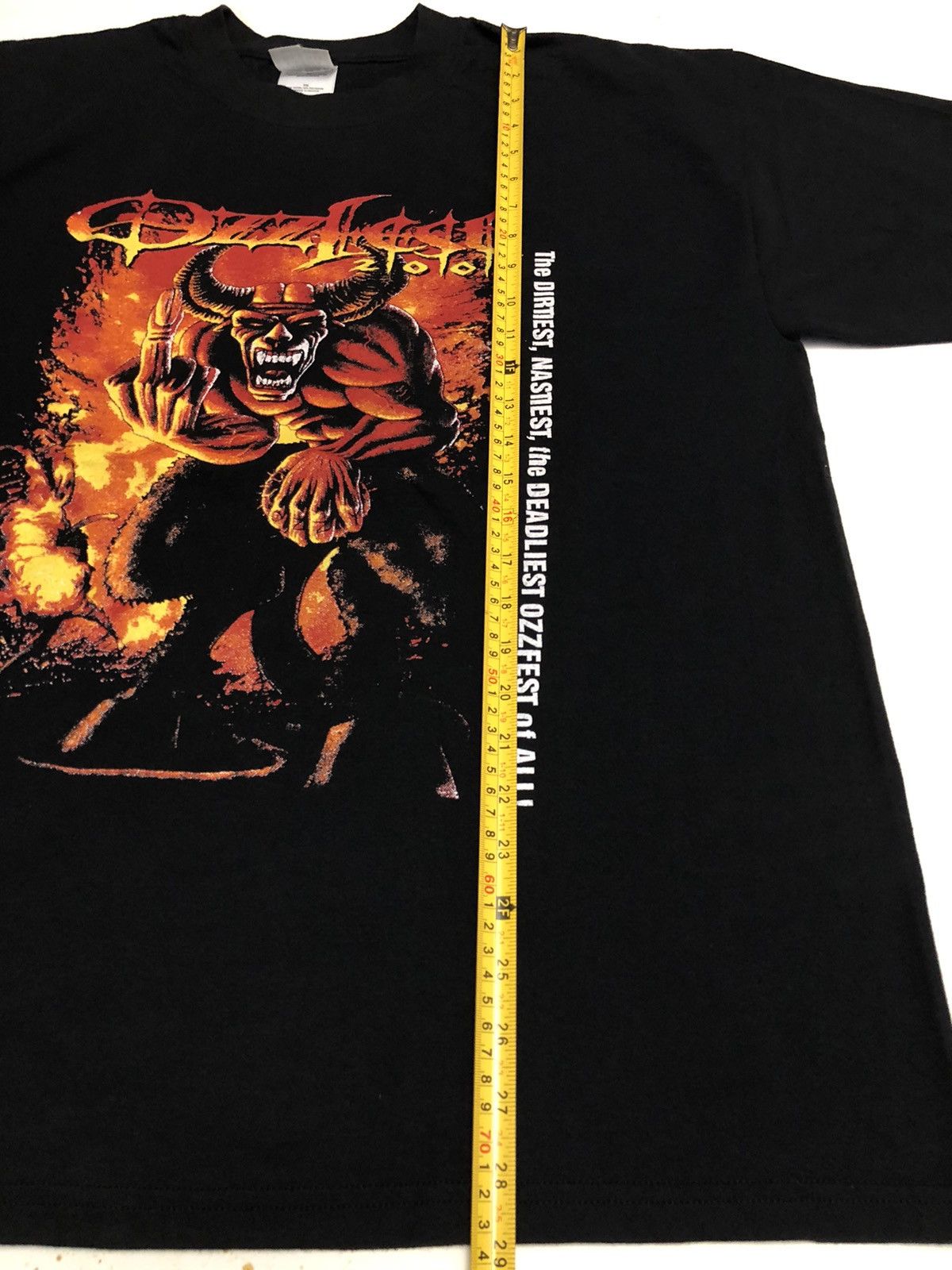 Band Tees × Vintage 01’ Ozzfest Rare Graphic Festival Tee Size US XL / EU 56 / 4 - 5 Thumbnail