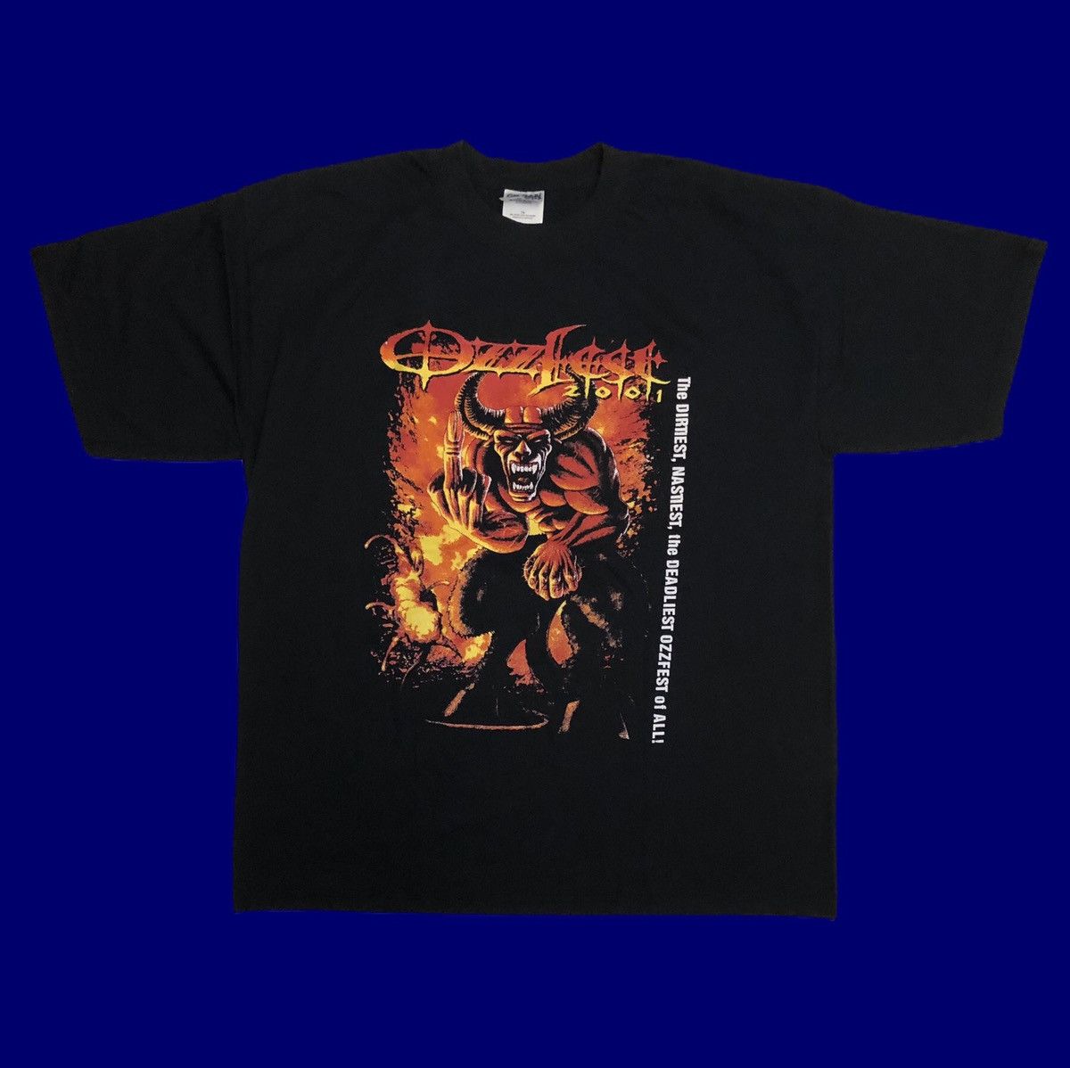 Band Tees × Vintage 01’ Ozzfest Rare Graphic Festival Tee Size US XL / EU 56 / 4 - 2 Thumbnail