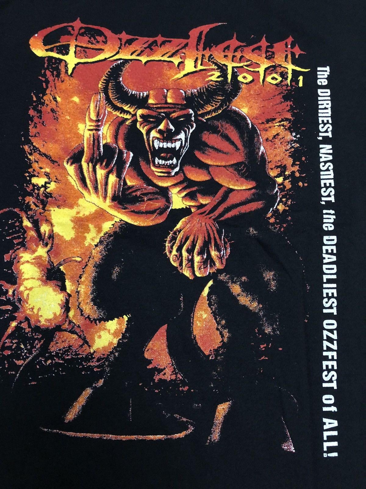 Band Tees × Vintage 01’ Ozzfest Rare Graphic Festival Tee Size US XL / EU 56 / 4 - 6 Thumbnail