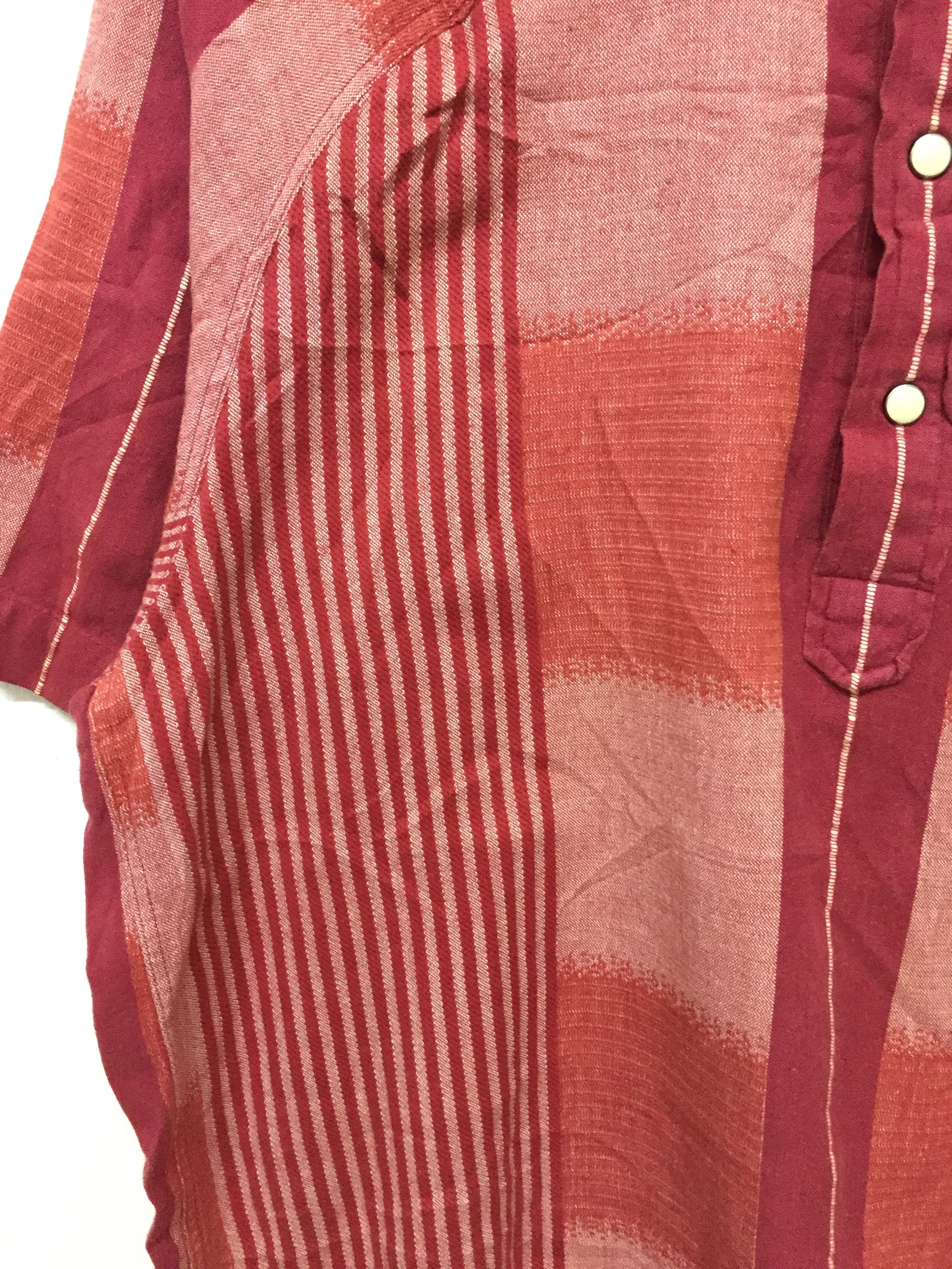 Japanese Brand × Paul Smith Red Ear × Toyo Enterprises 1990s Red Ear half Snap button check Size US M / EU 48-50 / 2 - 5 Thumbnail