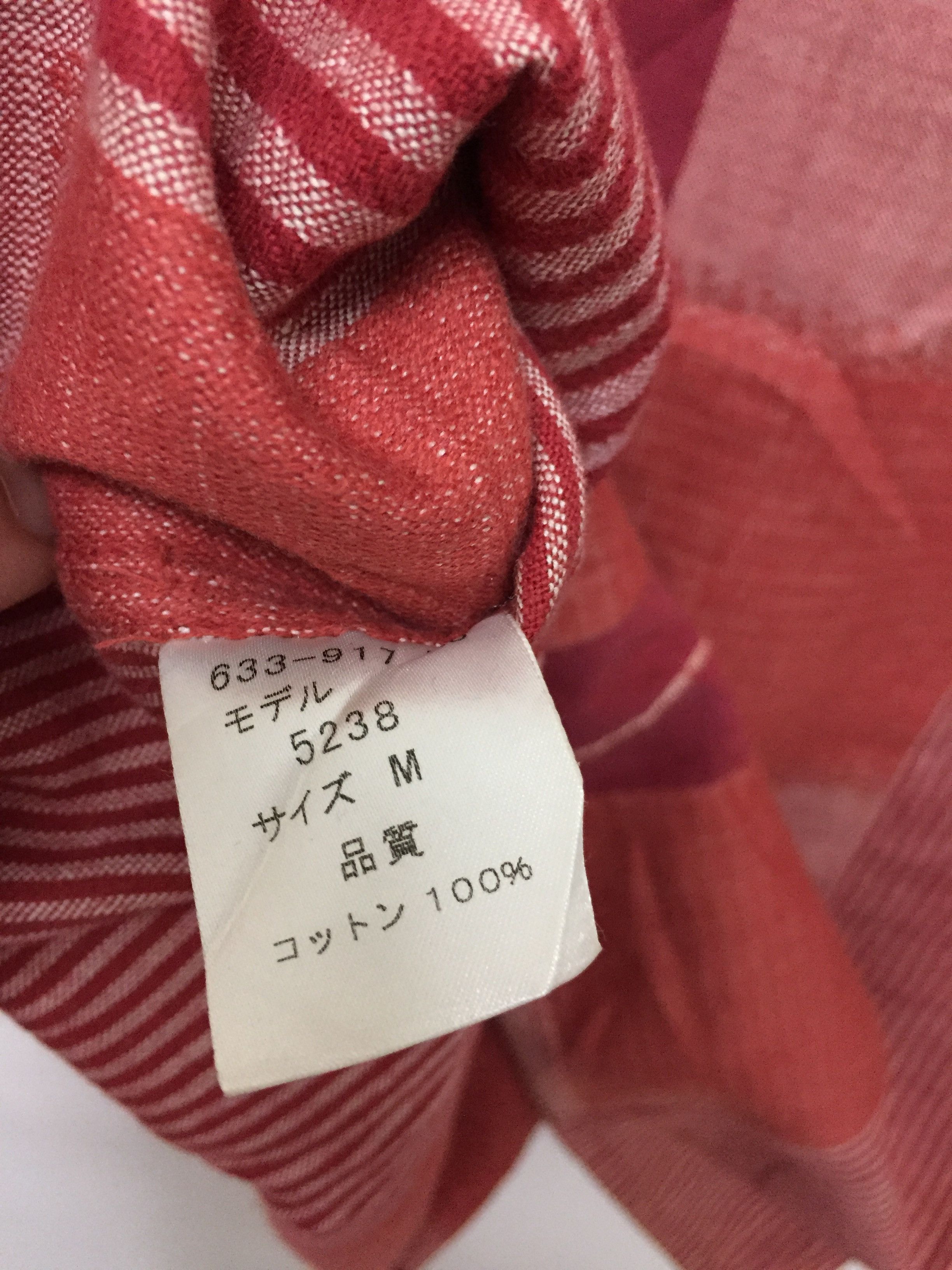 Japanese Brand × Paul Smith Red Ear × Toyo Enterprises 1990s Red Ear half Snap button check Size US M / EU 48-50 / 2 - 10 Thumbnail