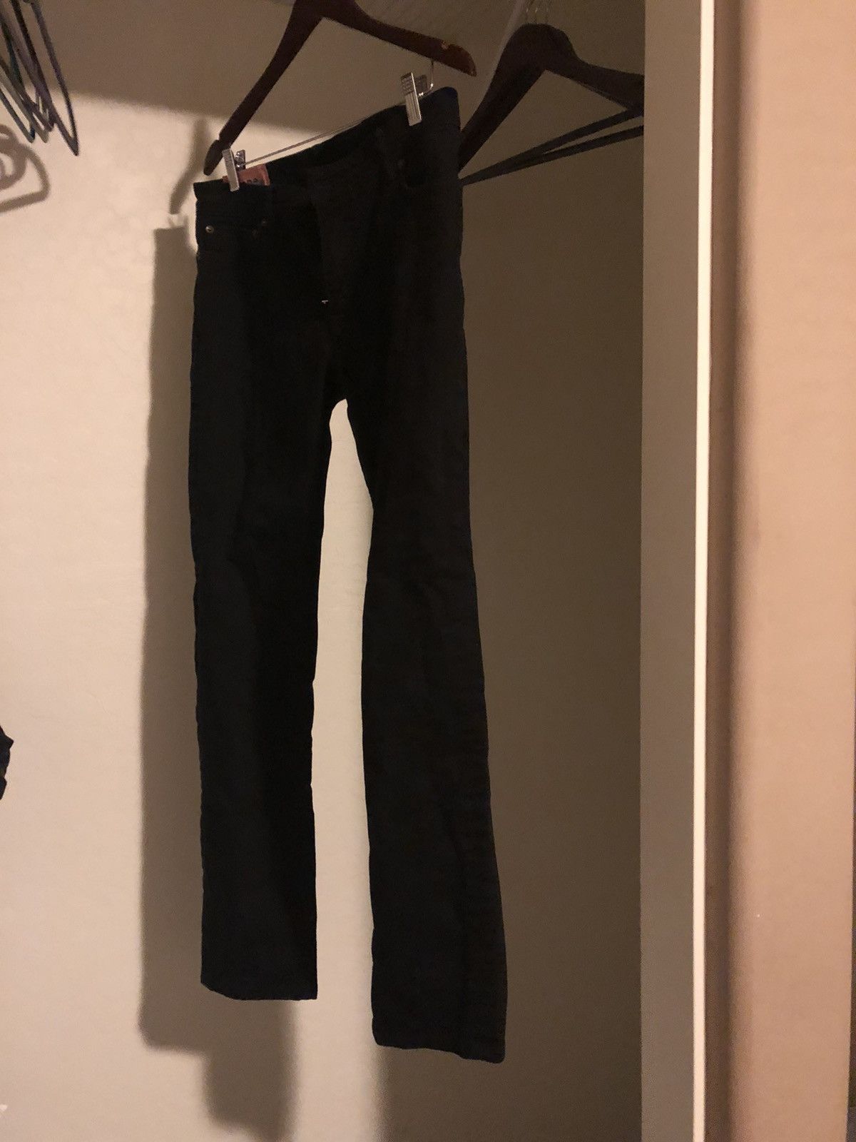 image of Acne Studios North Stay Black Jeans, Men's (Size 32)