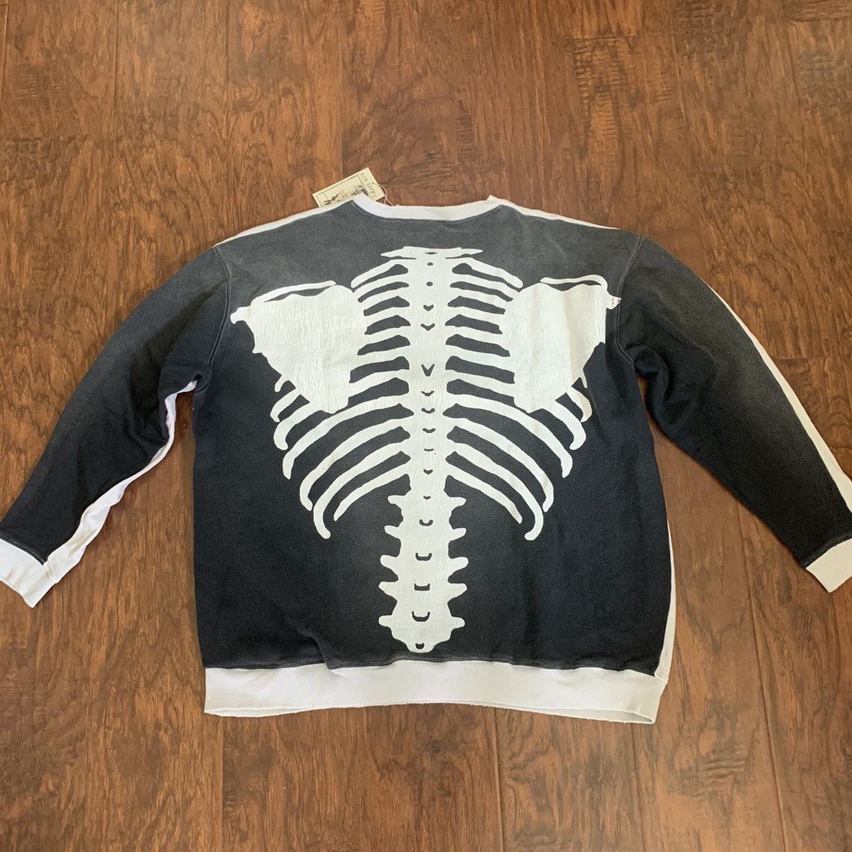 Kapital Two Tone Skeleton Sweatshirt | Grailed