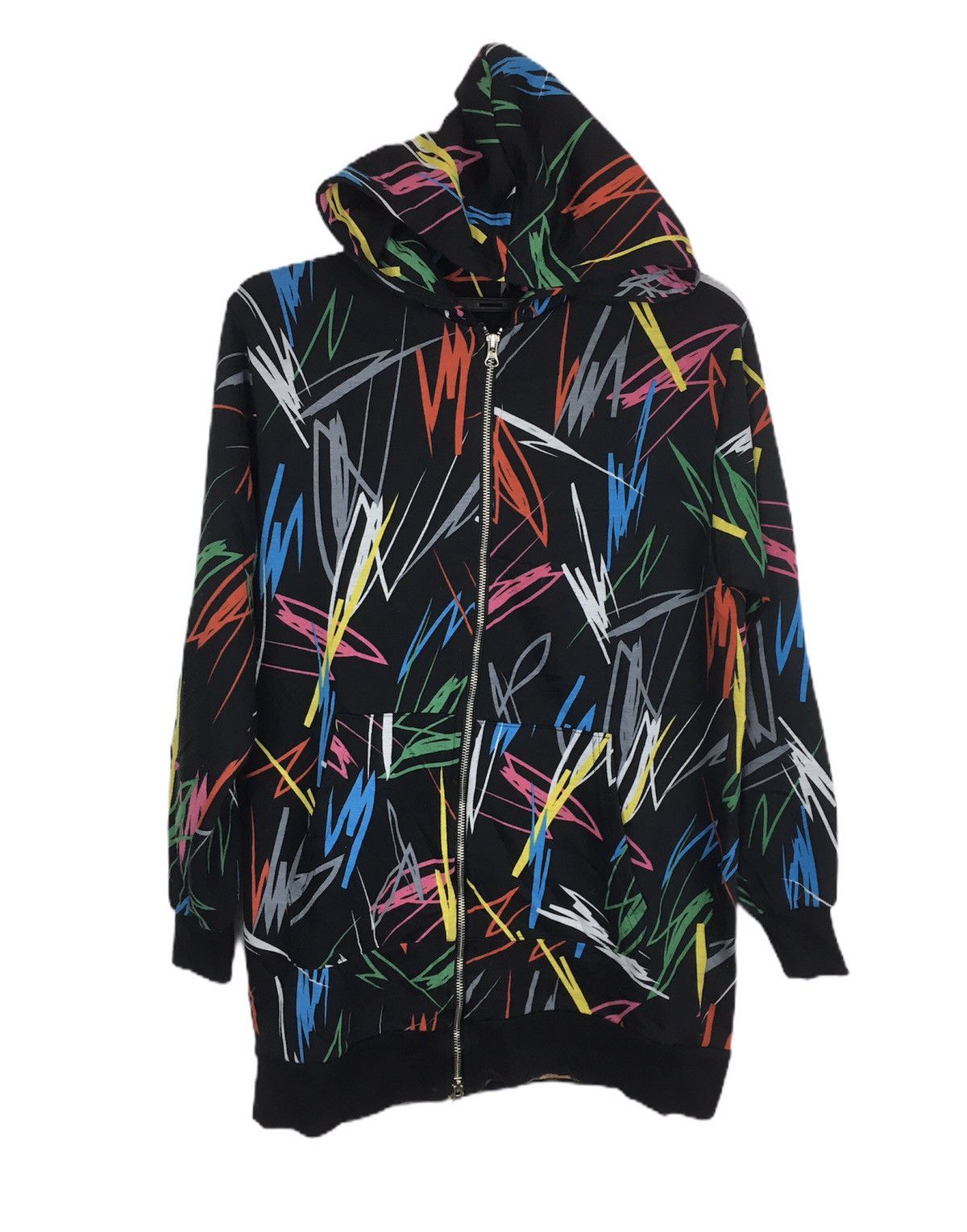 BIG BANG G-DRAGON ABSTRACT DESIGN ZIPPER HOODIE