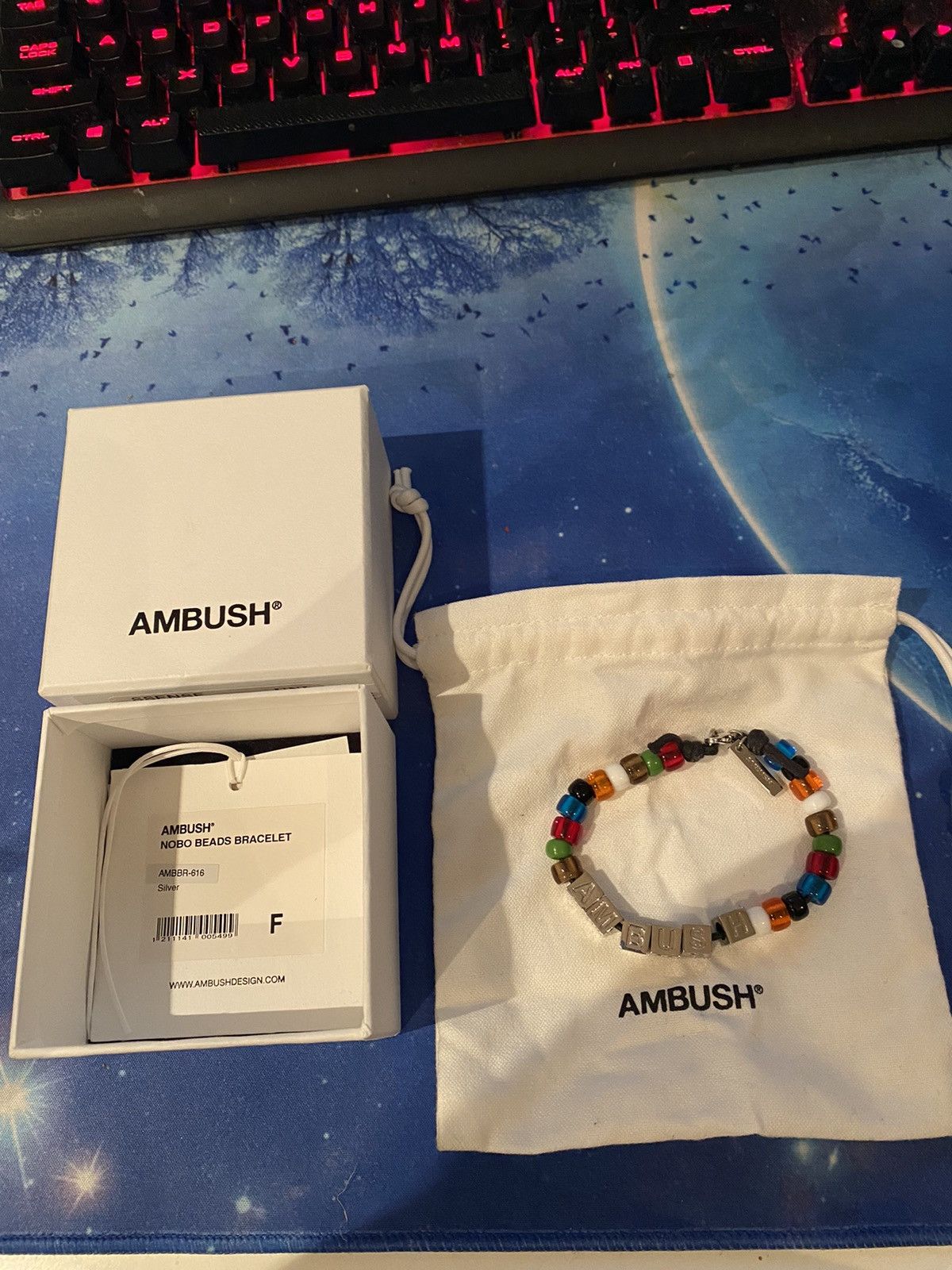 アクセサリー AMBUSH NOBO BEADS BRACELET GOLD AMBUSH NOBO BEADS BRACELET GOLD