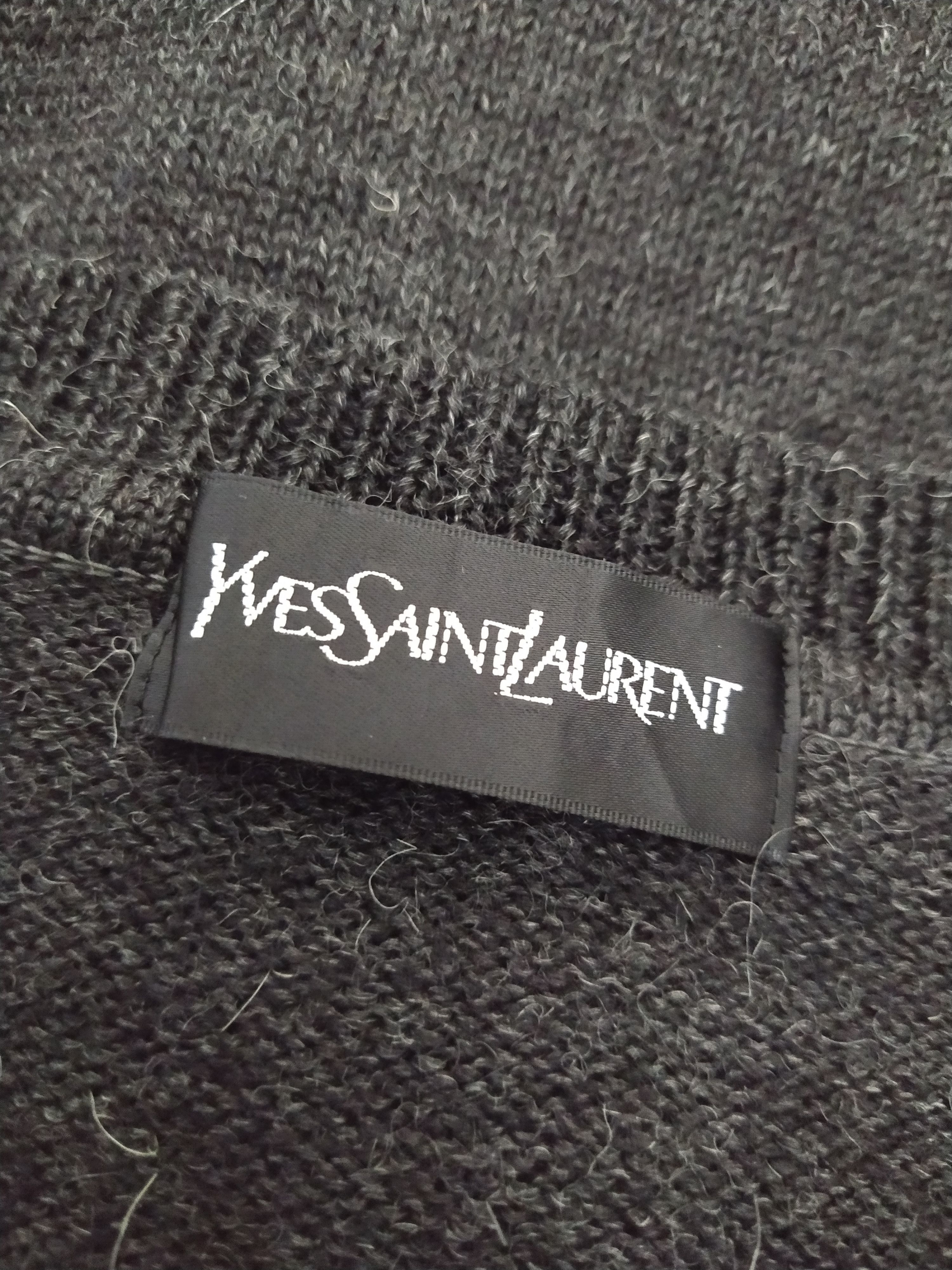 Yves Saint Laurent YVES SAINT LAURENT YSL KNITWEAR SWEATER STRIPE (B451) Size US M / EU 48-50 / 2 - 6 Thumbnail