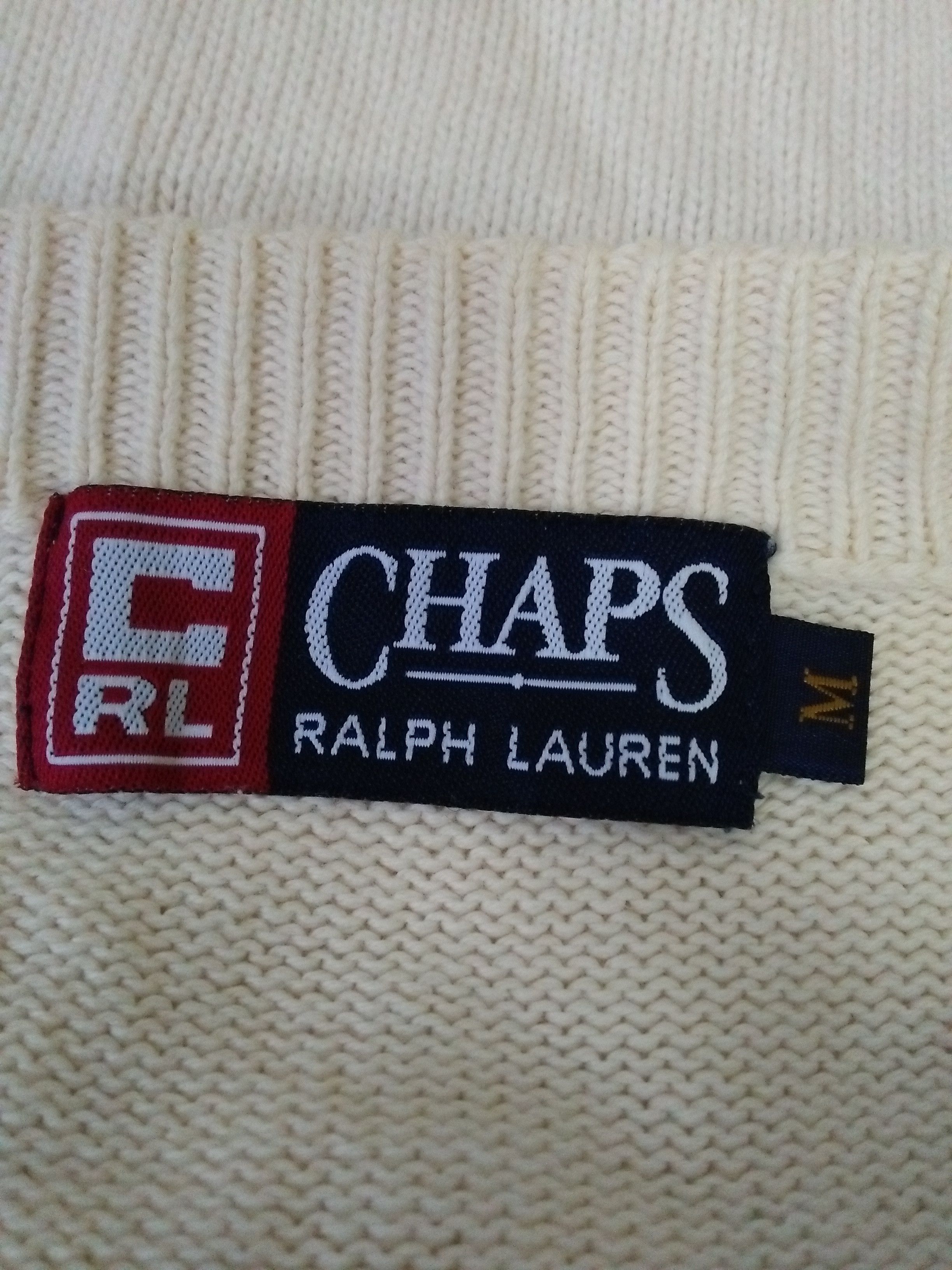 Chaps Ralph Lauren POLO RALPH LAUREN BIG LOGO FLAG KNITWEAR (B109) Size US M / EU 48-50 / 2 - 7 Thumbnail