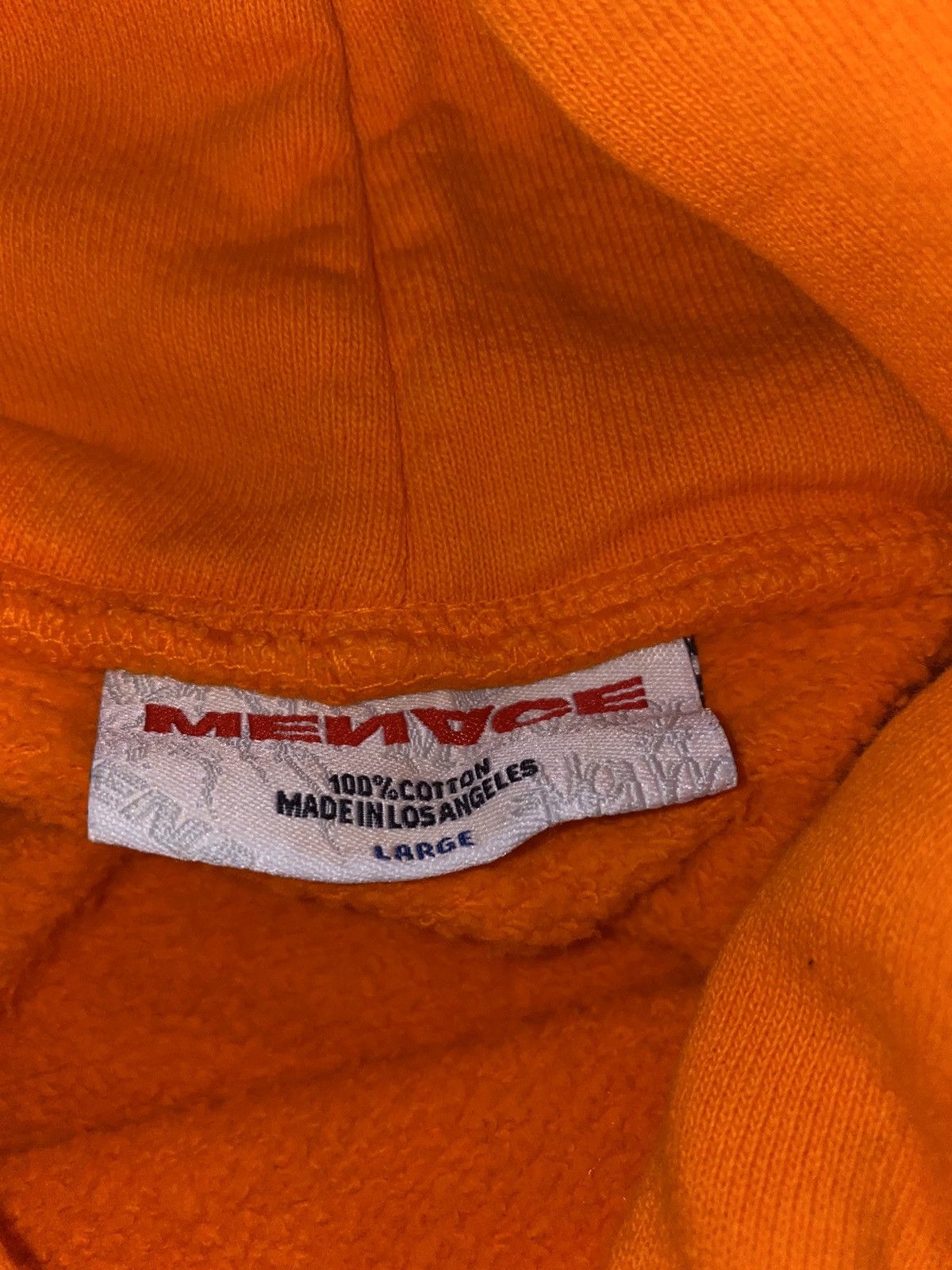 Menace Menace Beverly Hills Gun Range Orange 3M Hoodie Size Large Size US L / EU 52-54 / 3 - 5 Thumbnail