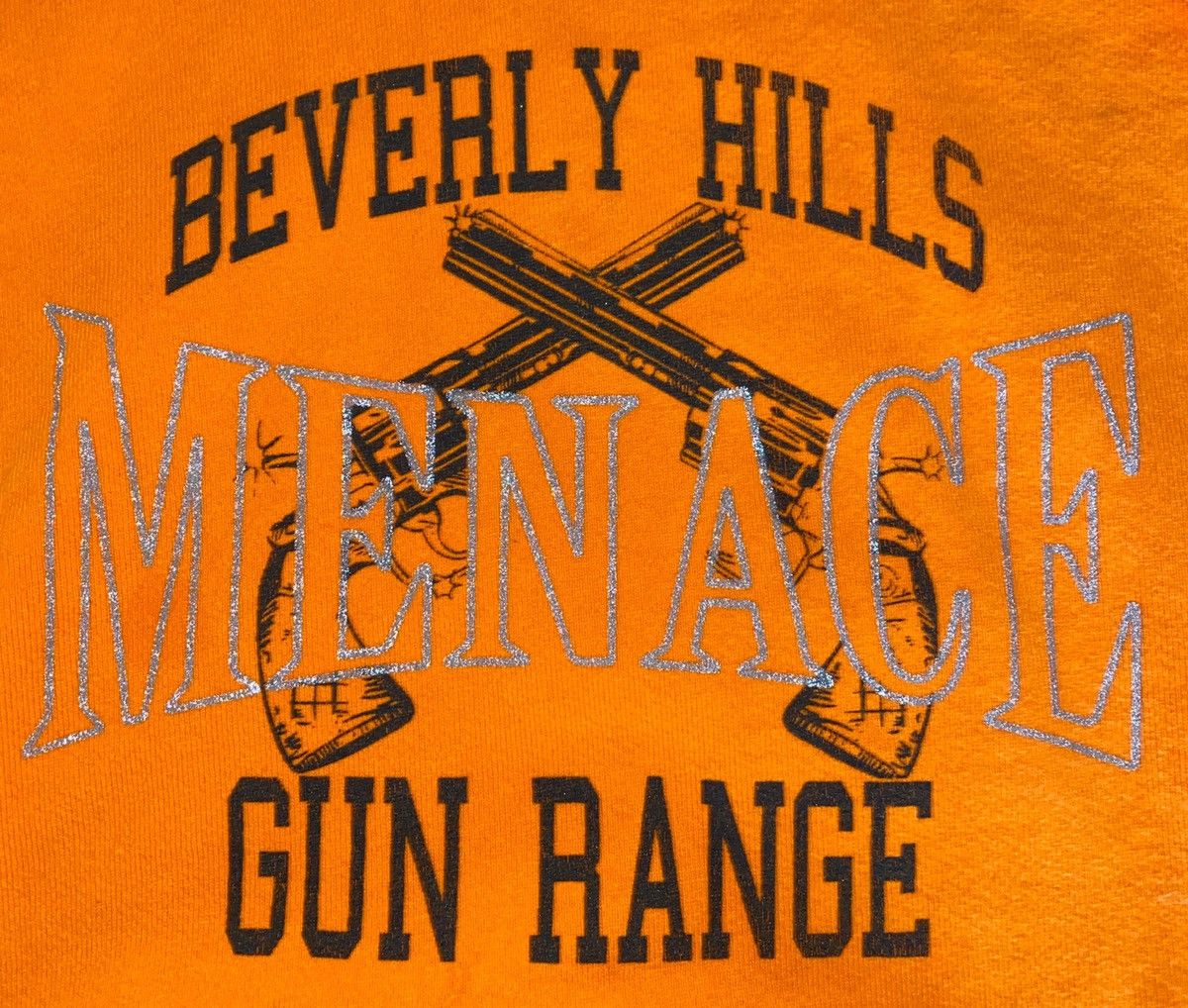 Menace Menace Beverly Hills Gun Range Orange 3M Hoodie Size Large Size US L / EU 52-54 / 3 - 2 Thumbnail