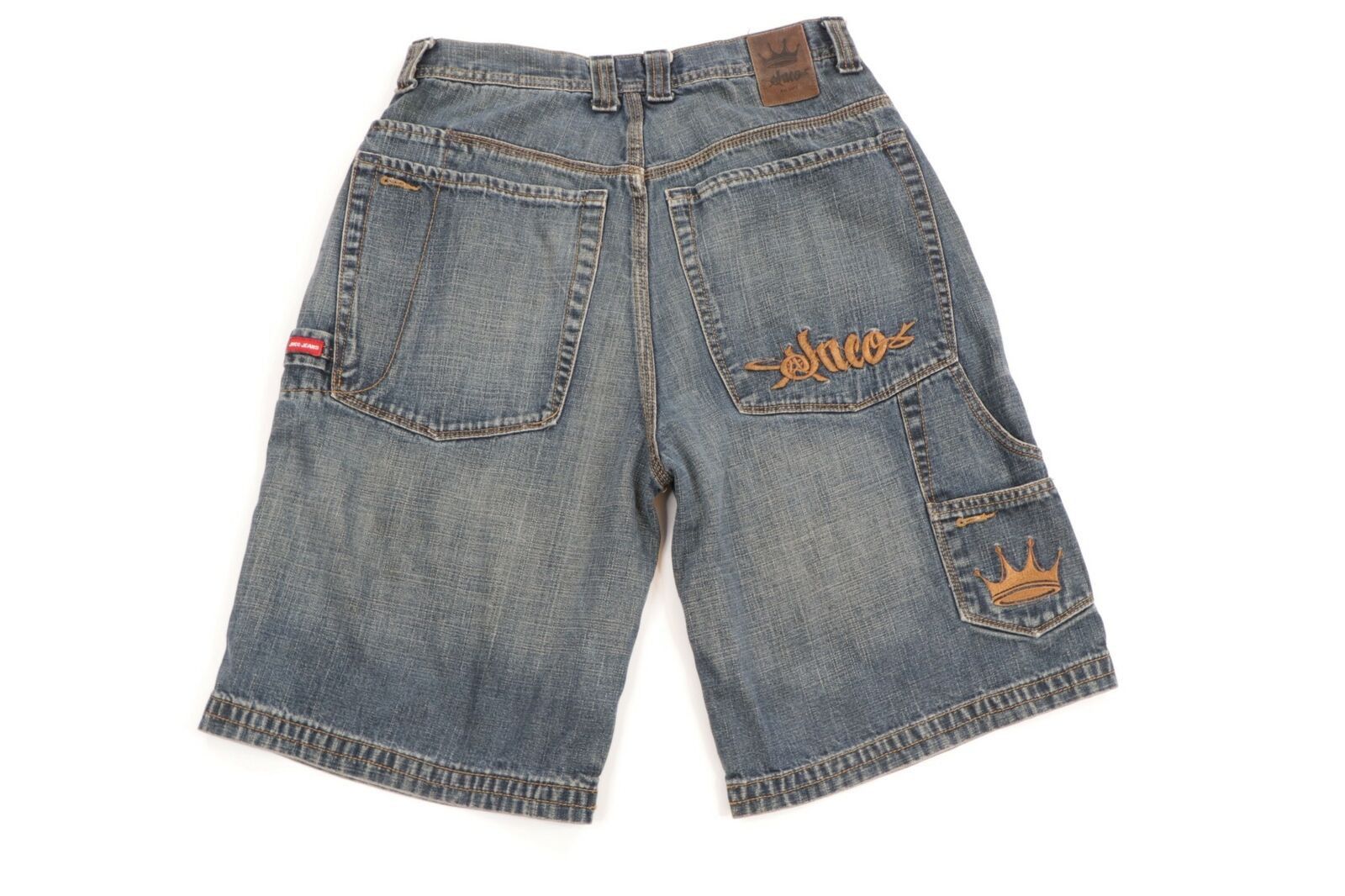 Vintage Vintage 90s JNCO Jeans Crown Logo Wide Leg Jean Shorts | Grailed