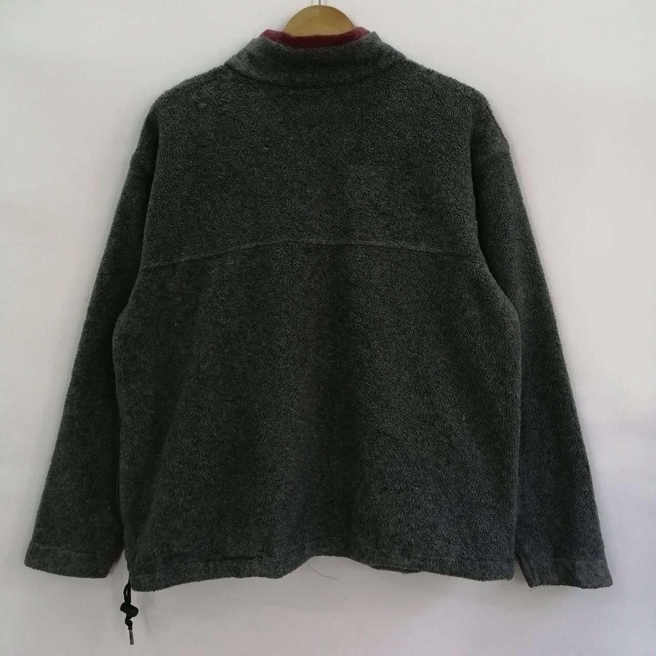 Designer 🔥L.L. Bean Zip Up Dark Grey Winter Fleece Jacket Size US XL / EU 56 / 4 - 3 Thumbnail