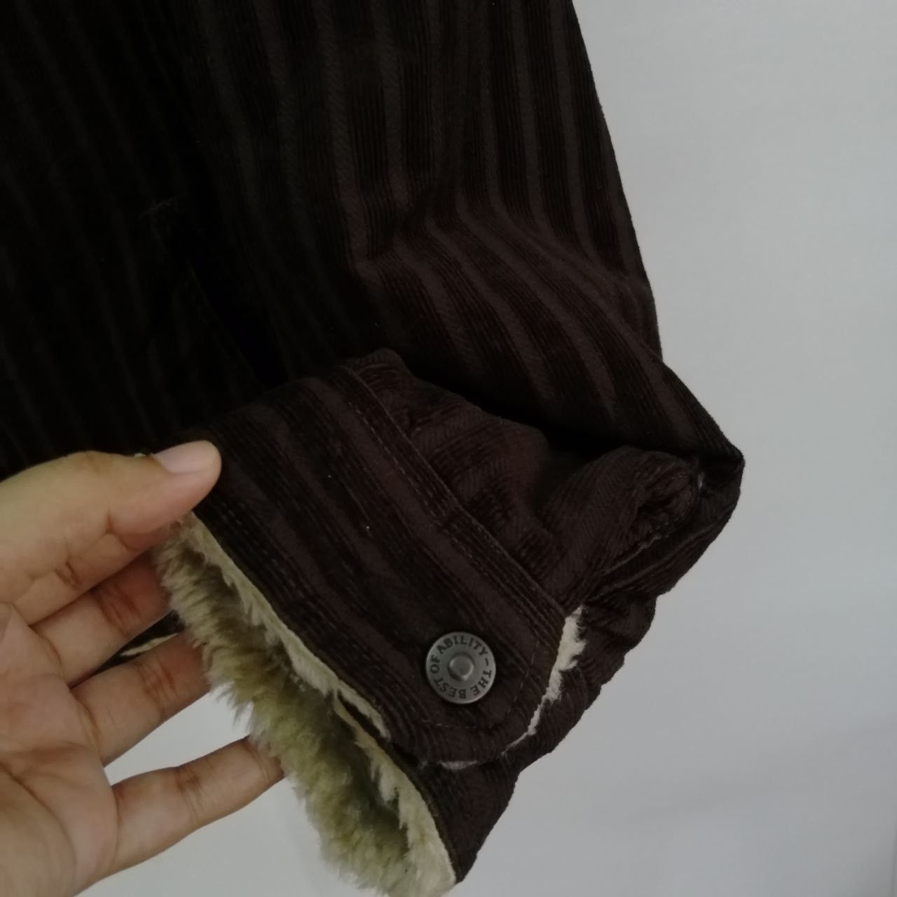 Japanese Brand × Kansai Yamamoto × Vintage 🔥 Kansai Jeans Japanese Brand Sherpa Jacket Leather Button Size US M / EU 48-50 / 2 - 5 Thumbnail
