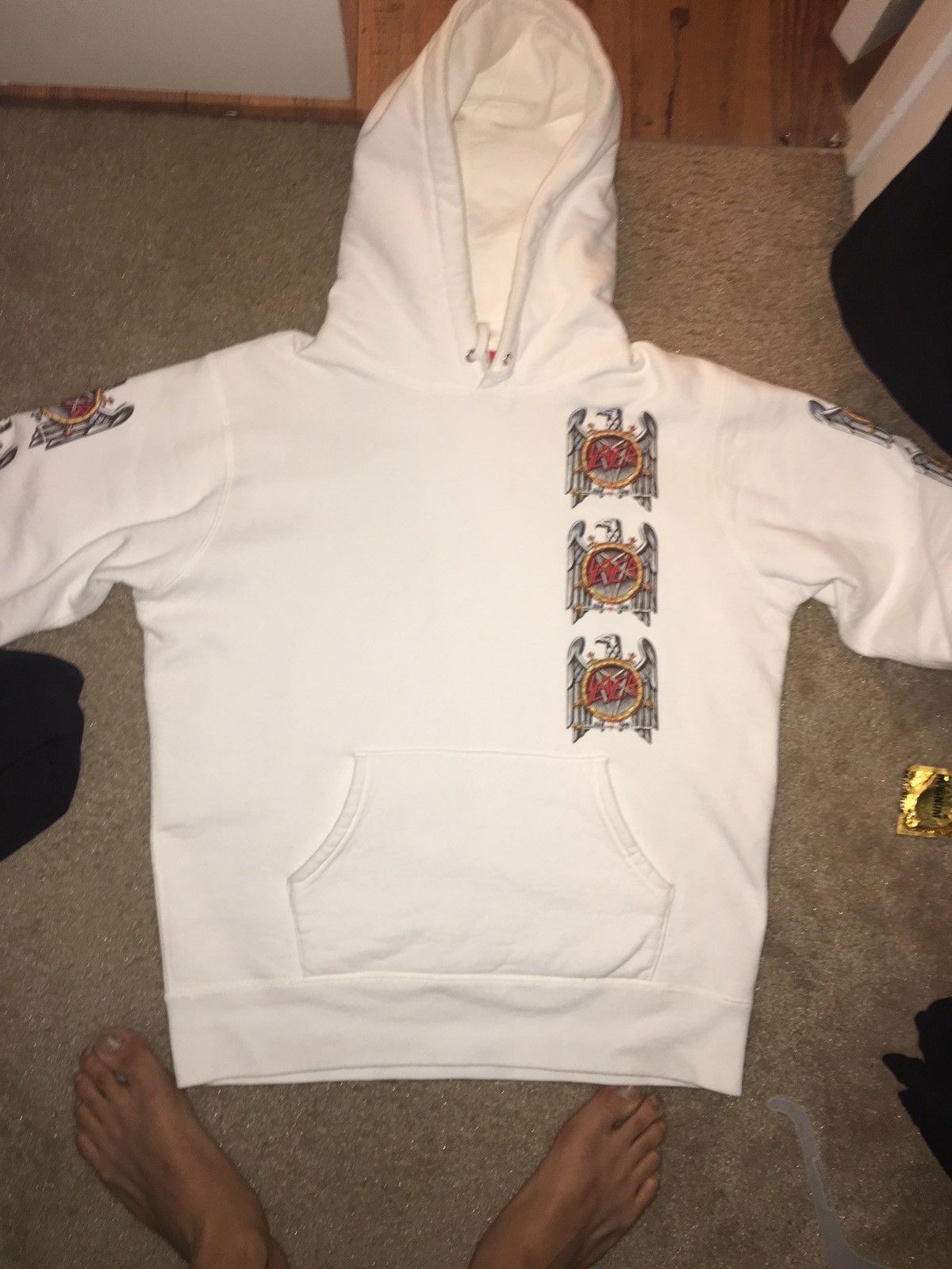 Supreme Slayer Hoodie Grailed