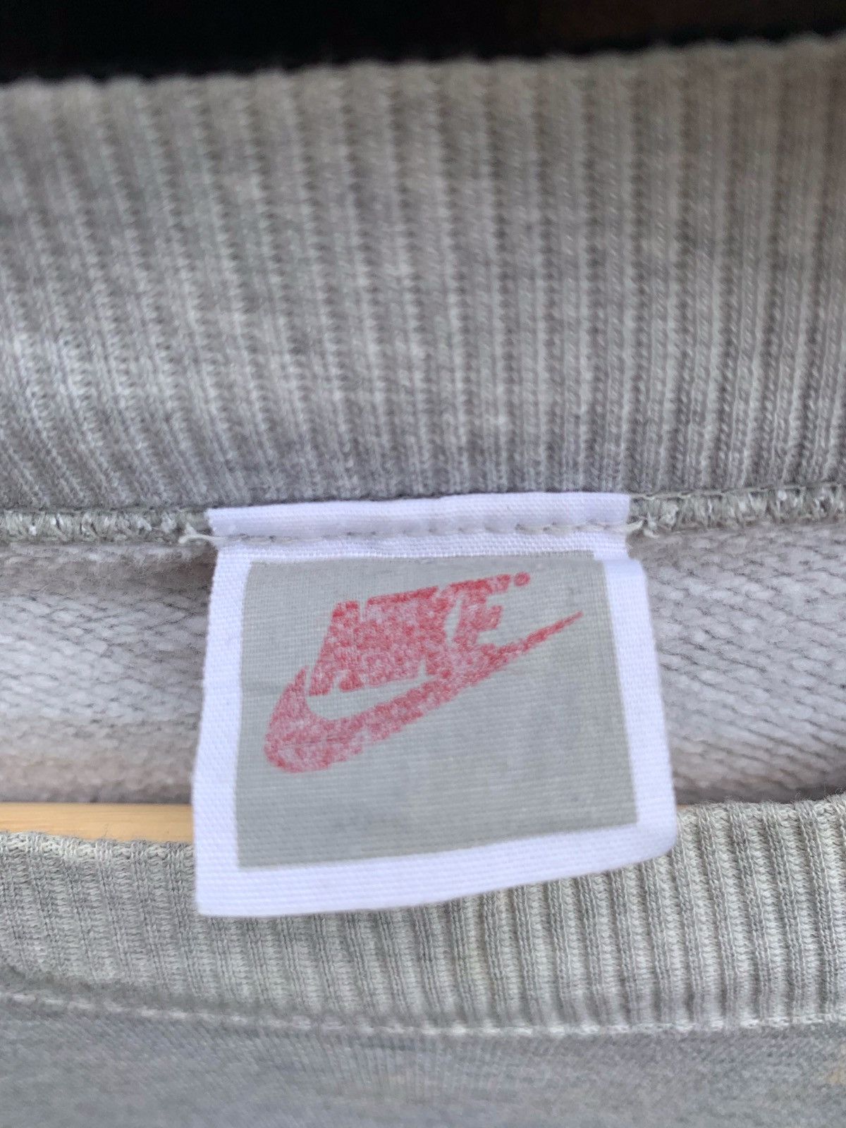 Nike × Vintage 💥90s Nike Swoosh Tribal Big Logo Sweatshirt Size US M / EU 48-50 / 2 - 8 Thumbnail