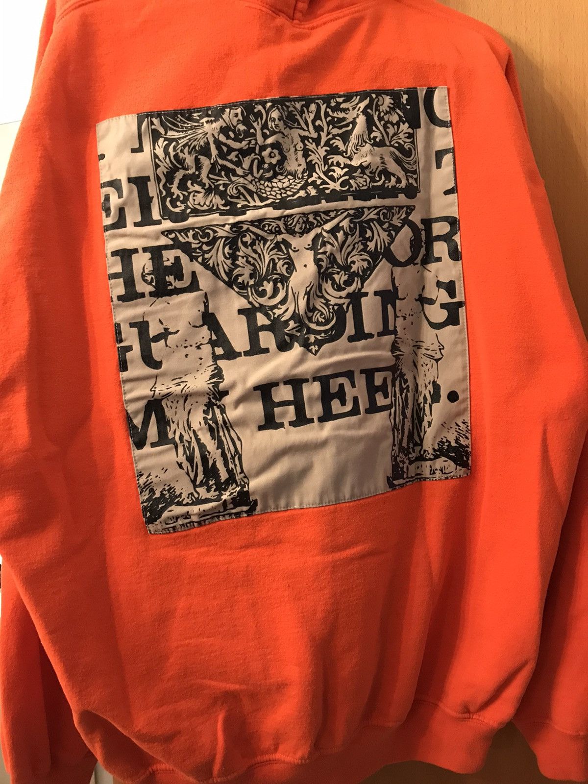 Greyfivenine Aphrodite AK Box Hoodie Orange Black