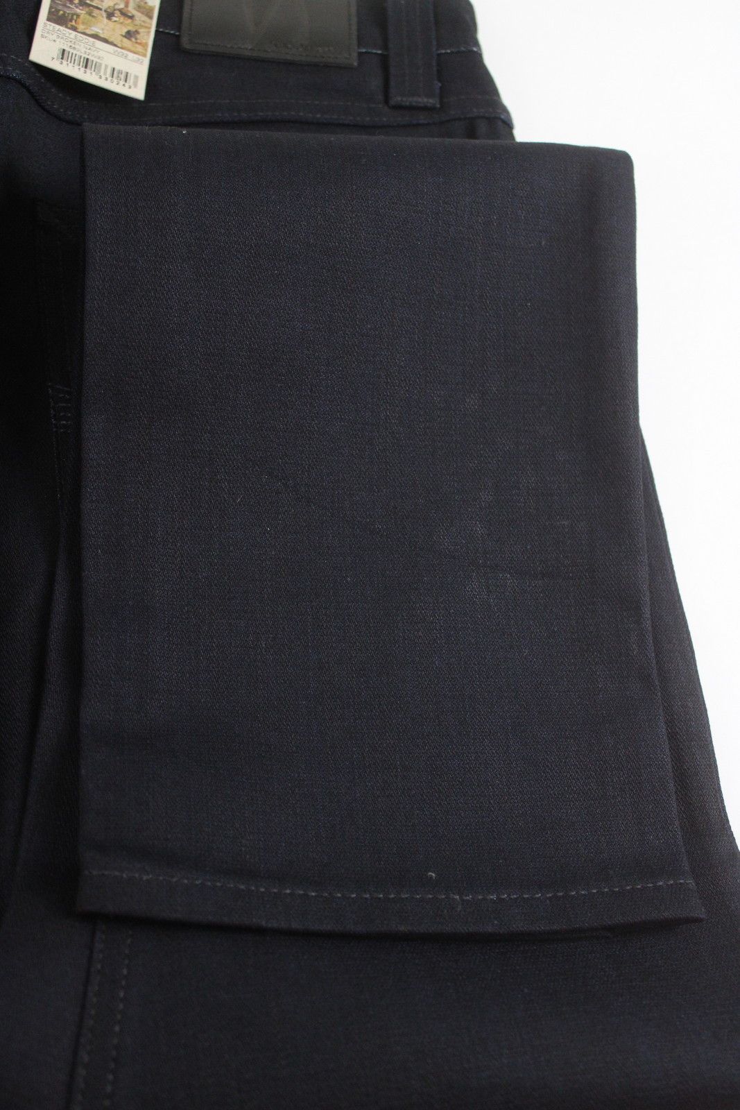 Nudie Jeans STEADY EDDIE DRY BROKEN NAVY W32/L34 Straight Jeans 