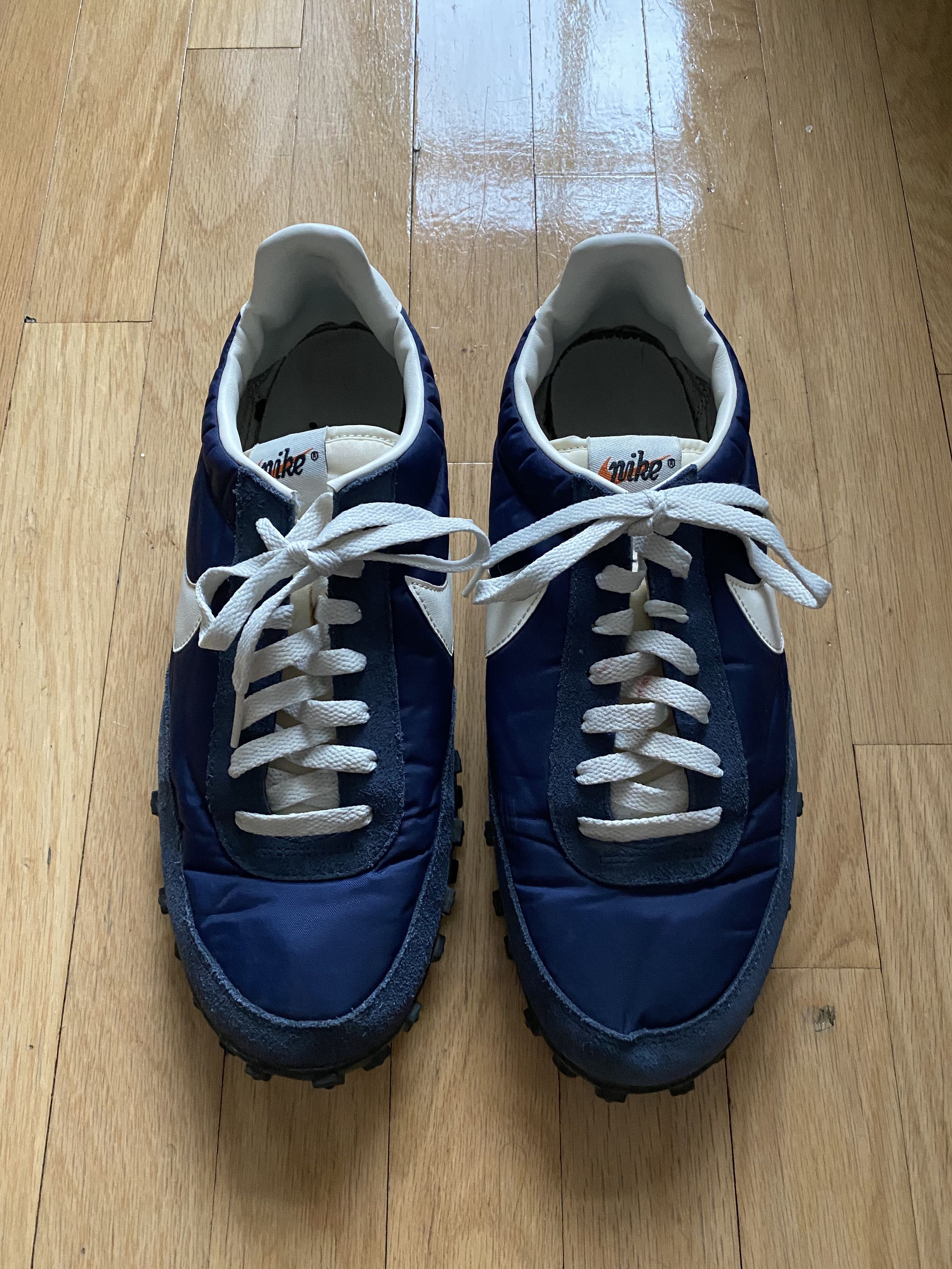 J.Crew Nike Nike x J.Crew Waffle Racer Navy Blue Grailed