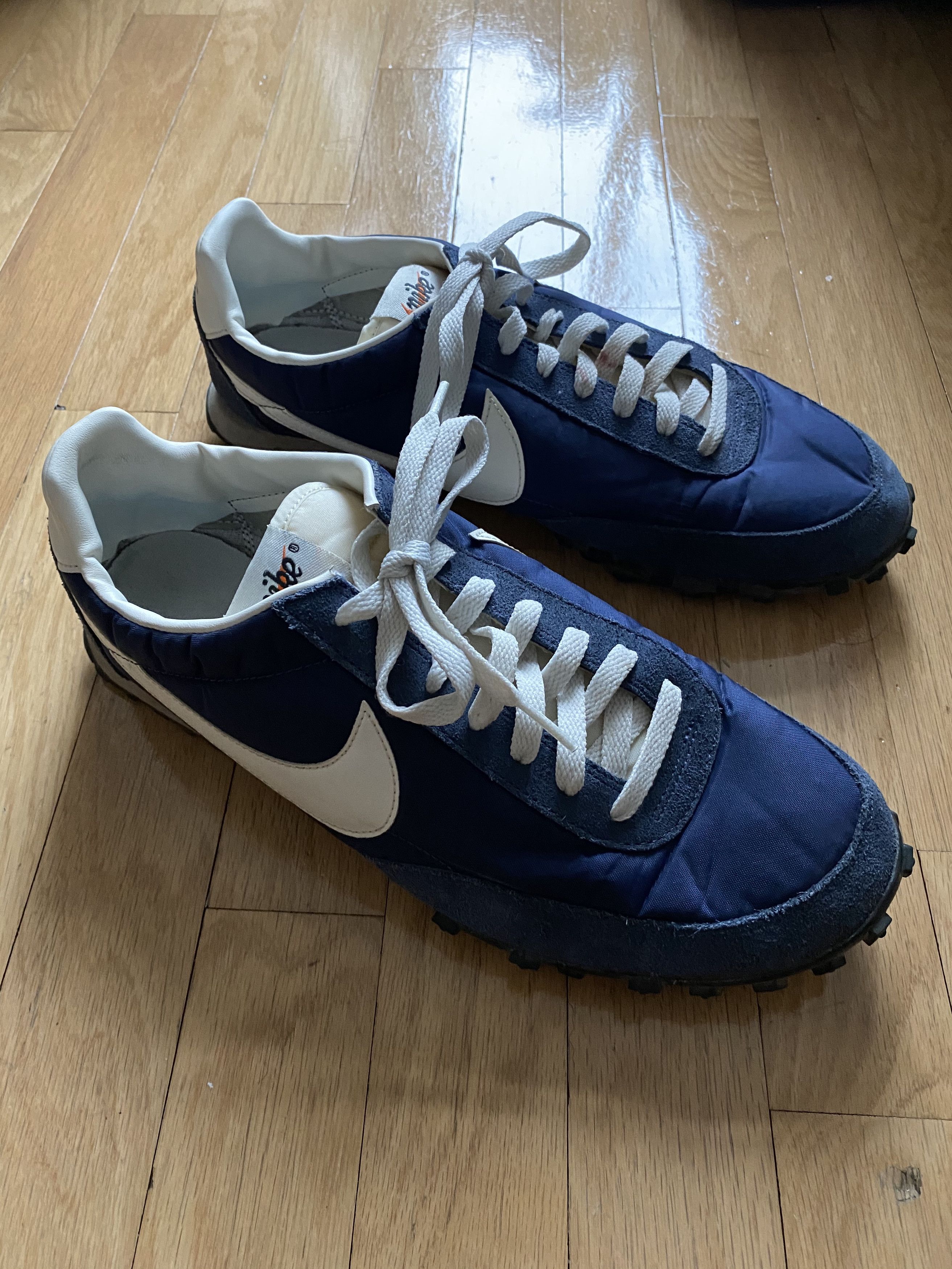 J.Crew Nike Nike x J.Crew Waffle Racer Navy Blue Grailed