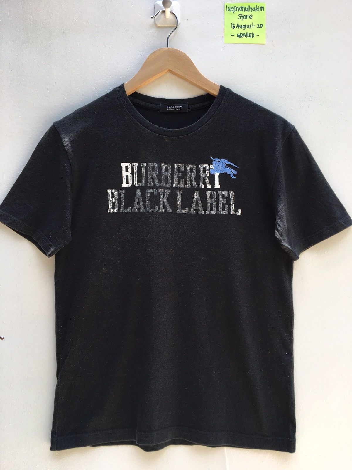 Burberry Vintage BURBERRY spell out design Burberry black label Size US S / EU 44-46 / 1 - 2 Thumbnail