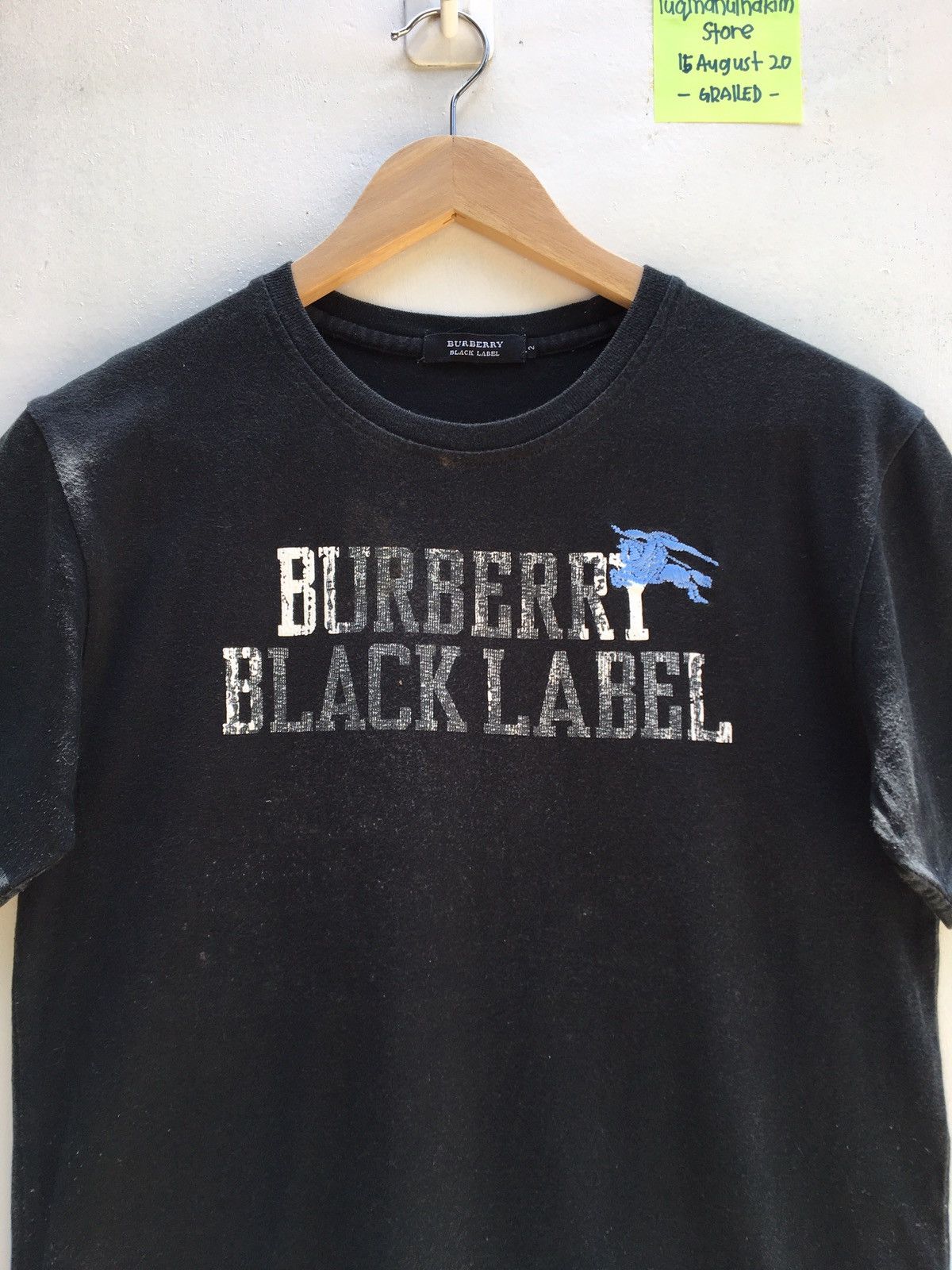 Burberry Vintage BURBERRY spell out design Burberry black label Size US S / EU 44-46 / 1 - 6 Thumbnail