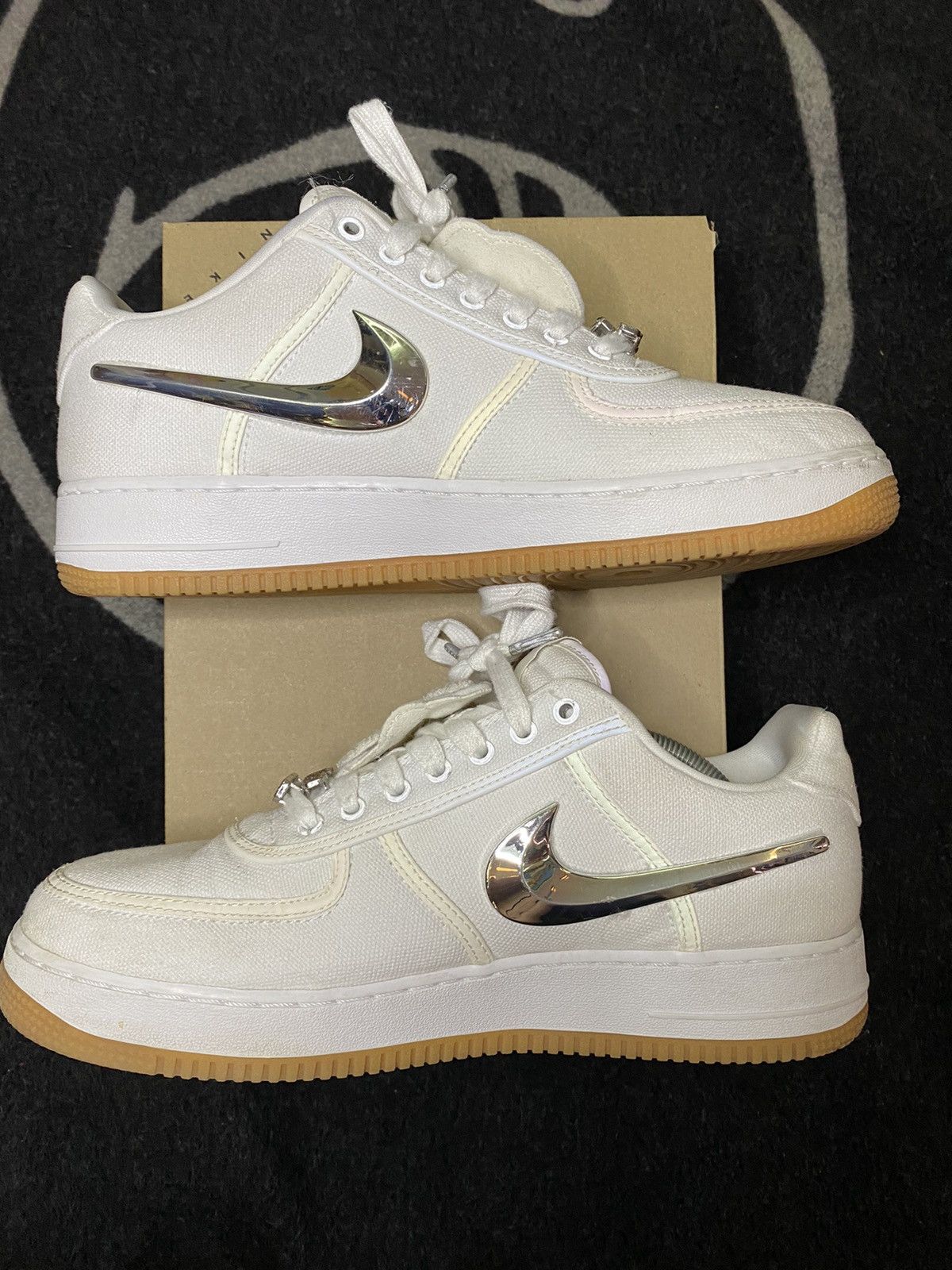 Nike Travis Scott Air Force 1 Size US 10.5 / EU 43-44 - 10 Thumbnail