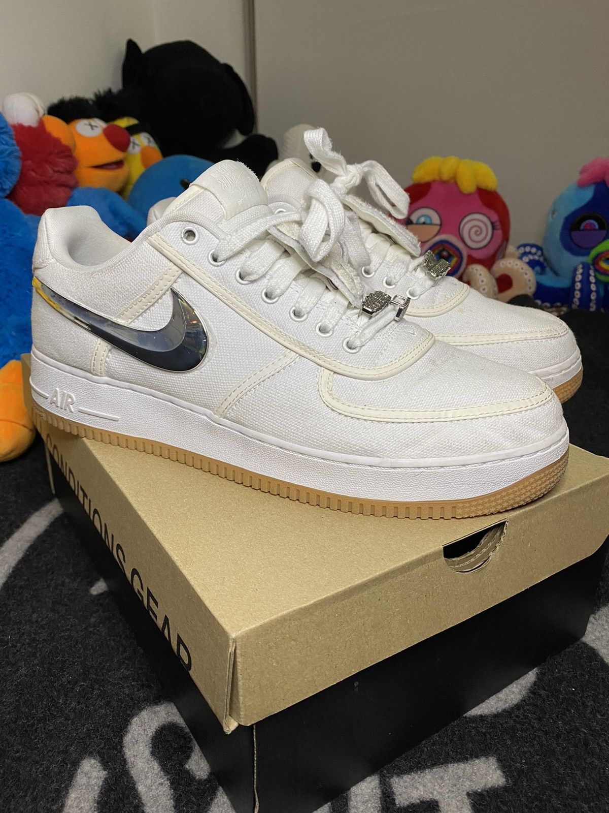 Nike Travis Scott Air Force 1 Size US 10.5 / EU 43-44 - 1 Thumbnail