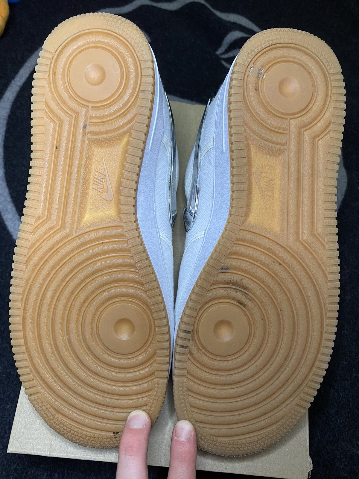 Nike Travis Scott Air Force 1 Size US 10.5 / EU 43-44 - 13 Thumbnail