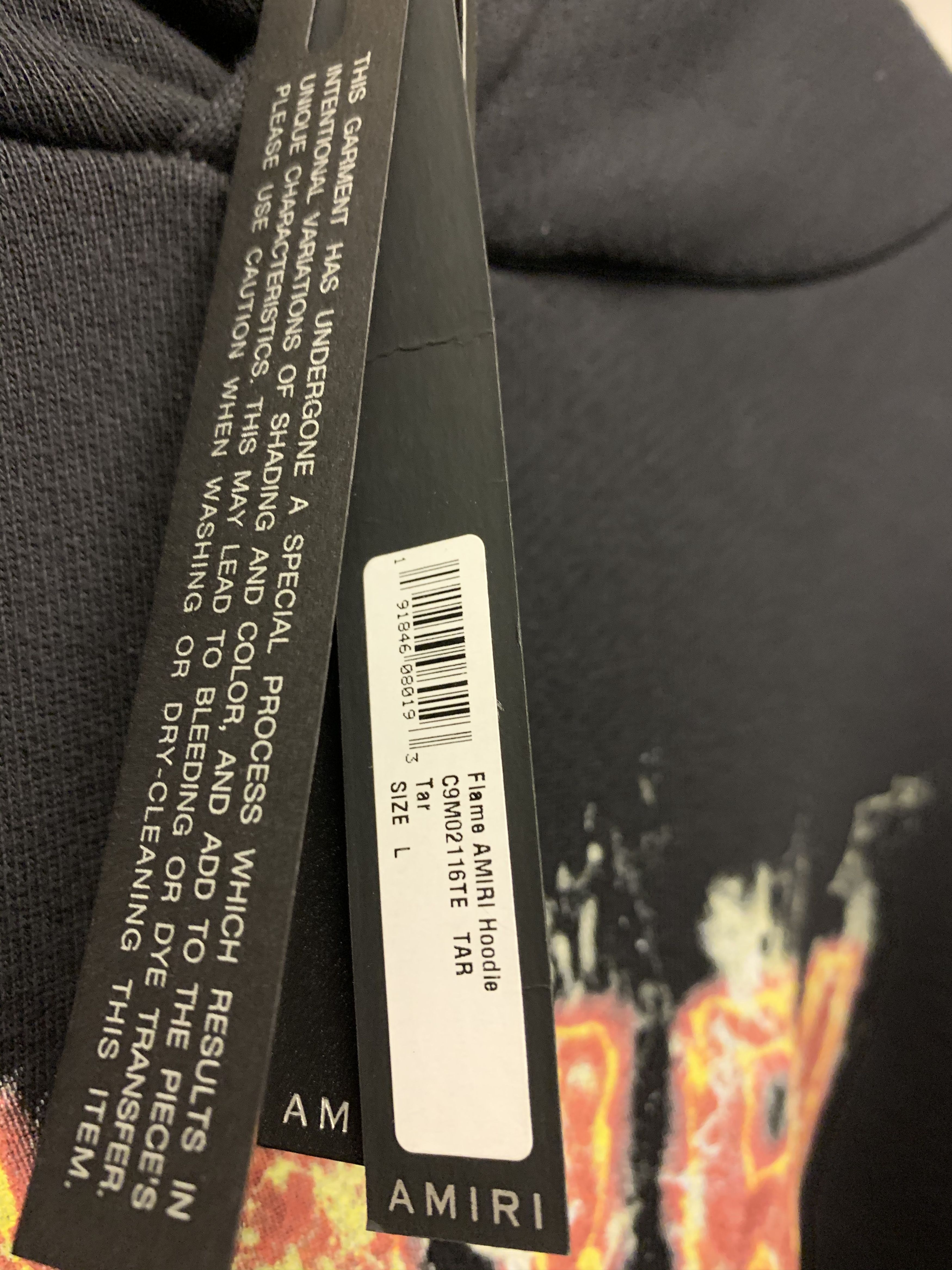 Amiri Amiri Flame Hoodie SSENSE Exclusive size L Size US L / EU 52-54 / 3 - 2 Thumbnail