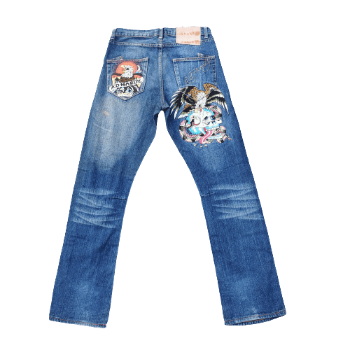 Vintage Ed hardy jeans Size US 31 - 17 Preview