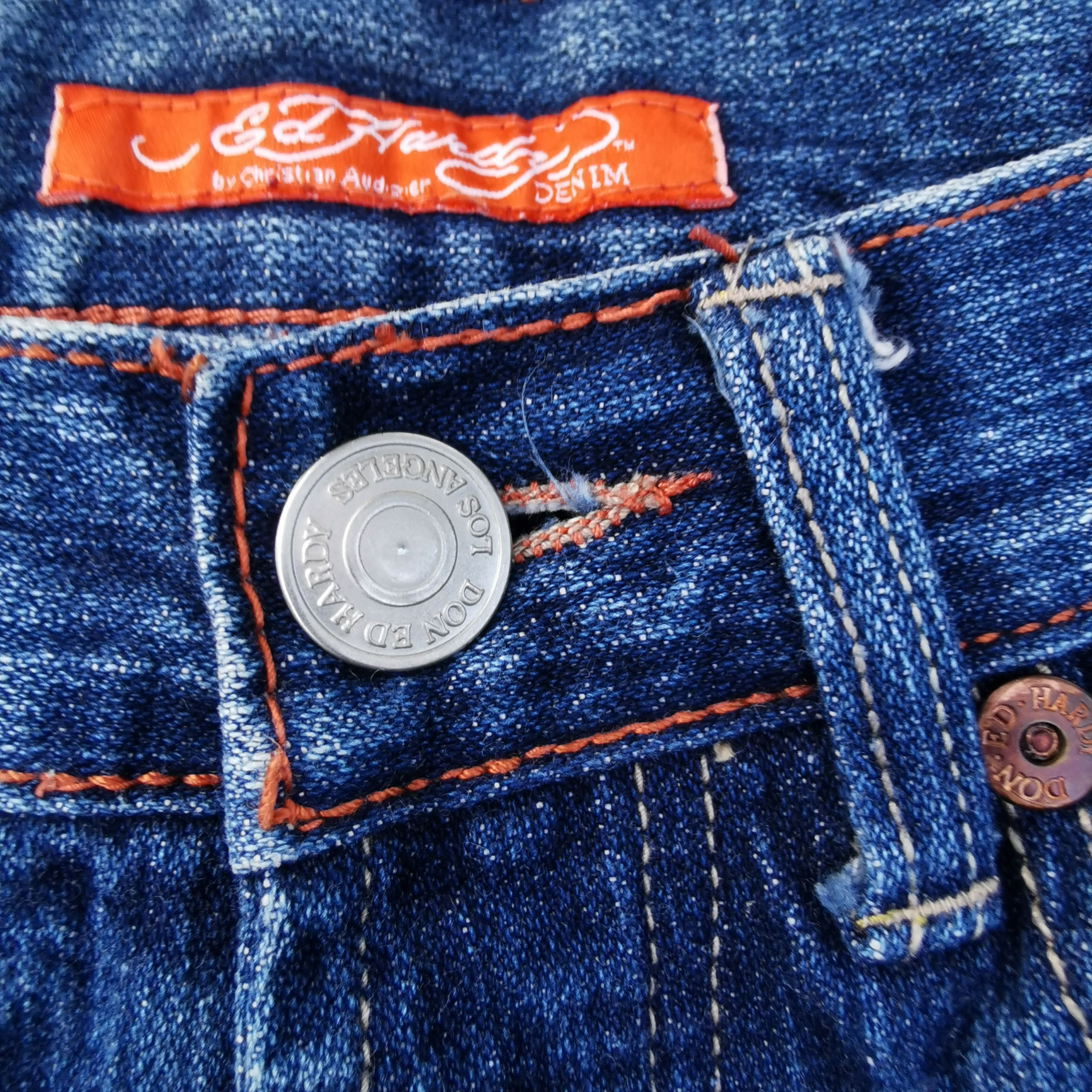 Vintage Ed hardy jeans Size US 31 - 12 Thumbnail