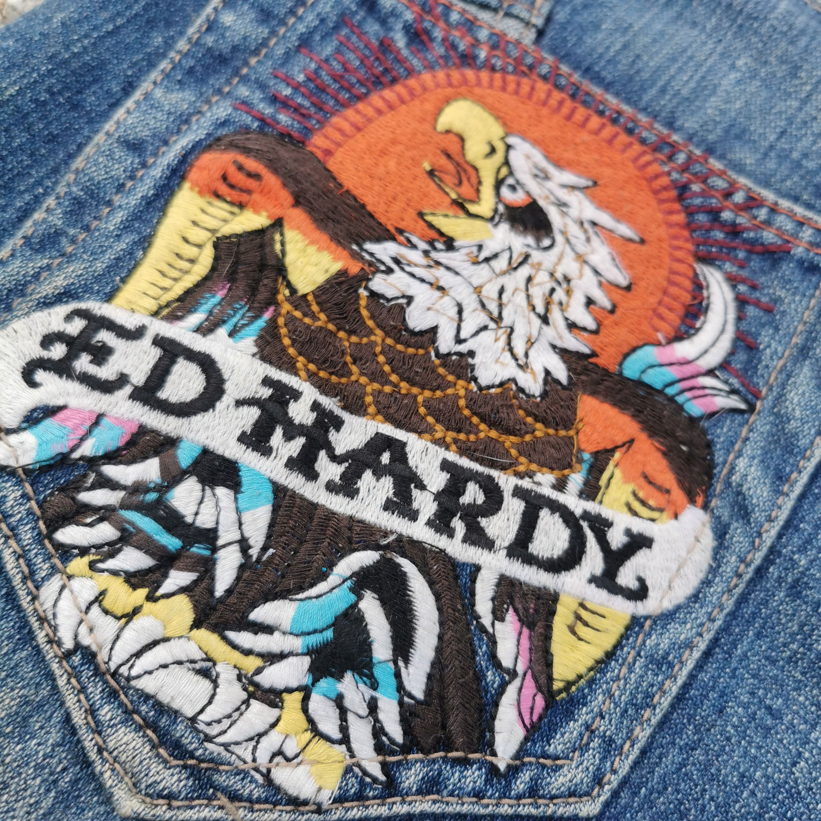 Vintage Ed hardy jeans Size US 31 - 8 Thumbnail