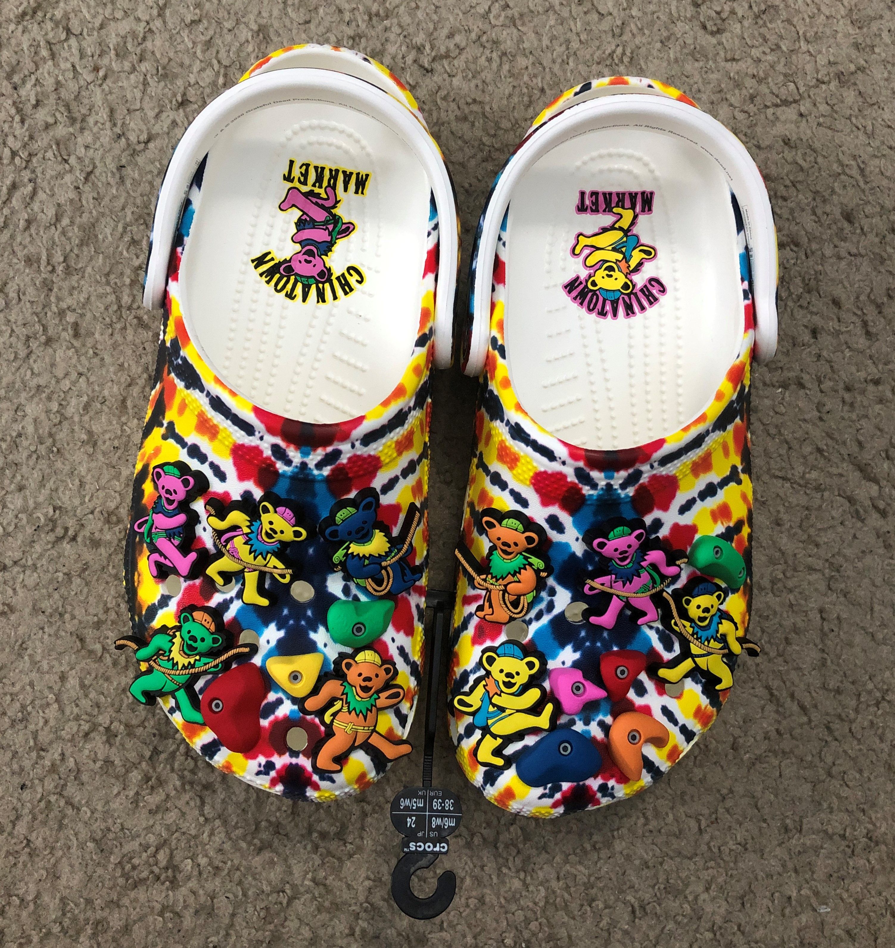 SIZE 6 - Chinatown Market x Grateful Dead Classic Crocs