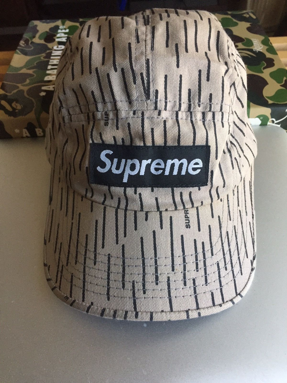 Supreme Raindrop Camo Camp Cap | Grailed