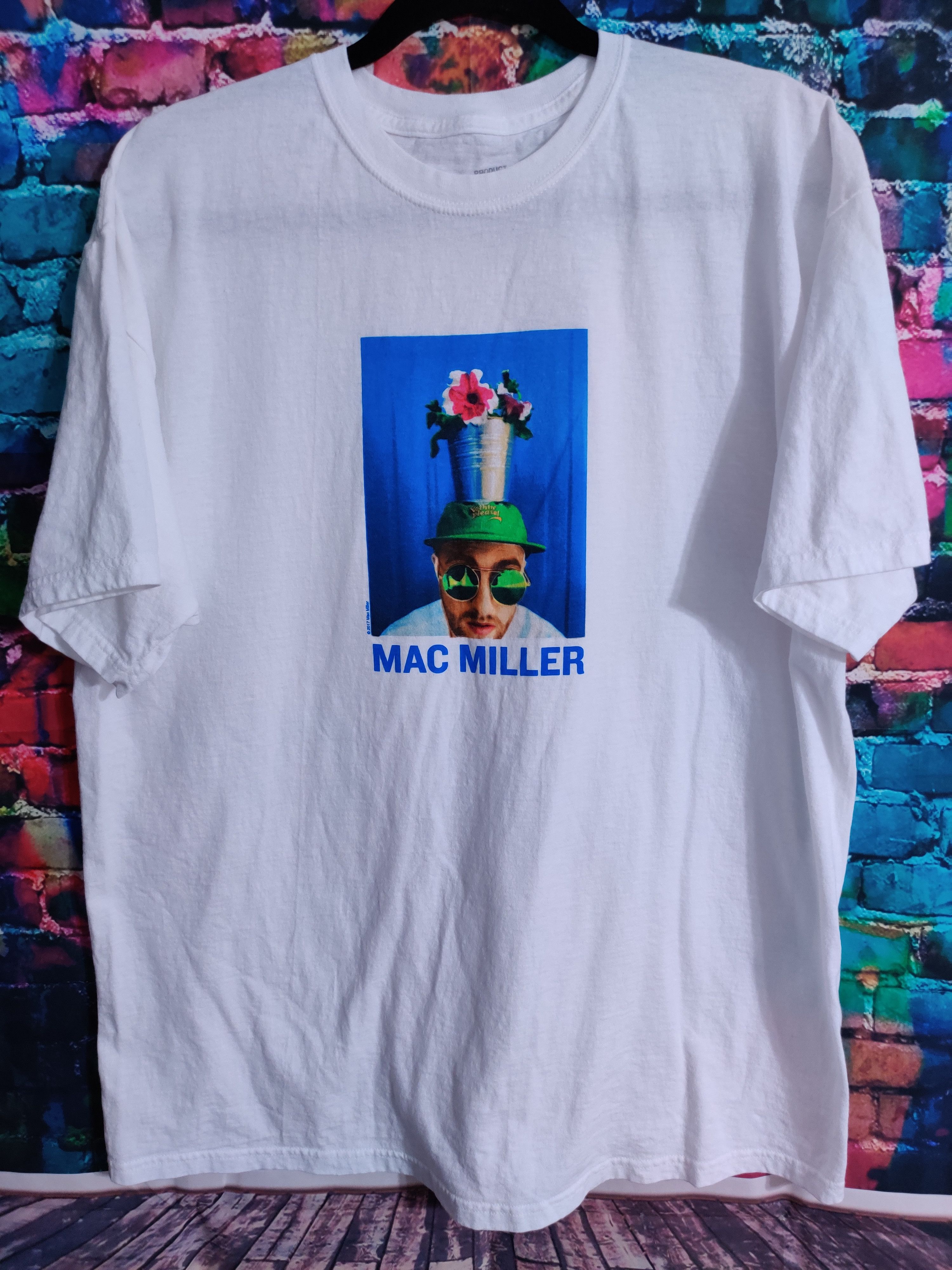 Hype Mac Miller Flower Pot Graphic Photo Tee | Grailed