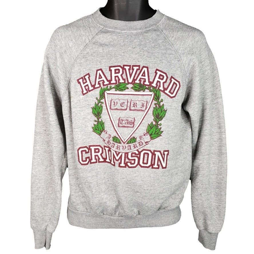 Harvard University Crimson Sweatshirt Vintage 80s