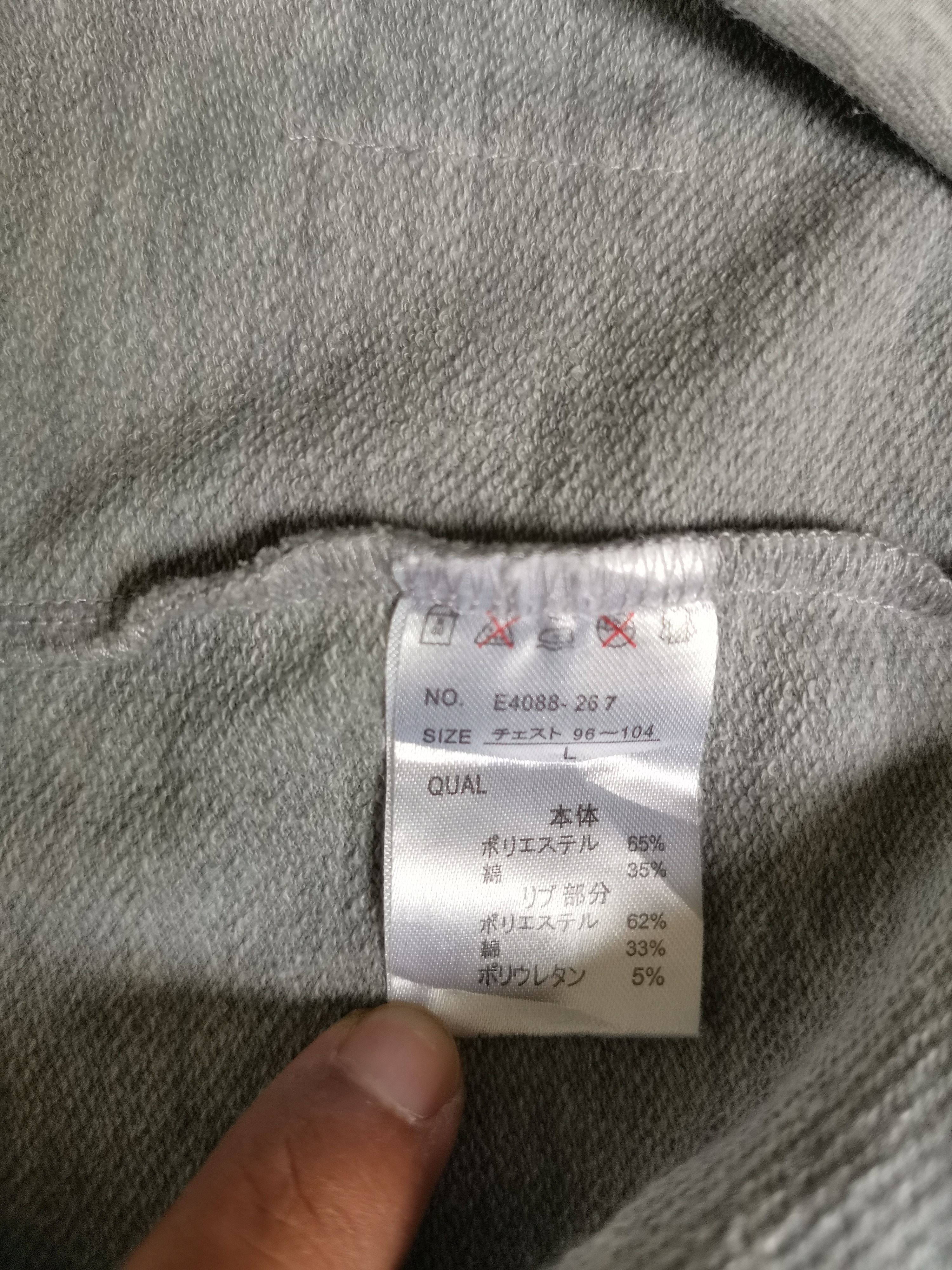 Japanese Brand Vintage Finding 58 Big Logo Sweatshirt Size US L / EU 52-54 / 3 - 2 Thumbnail