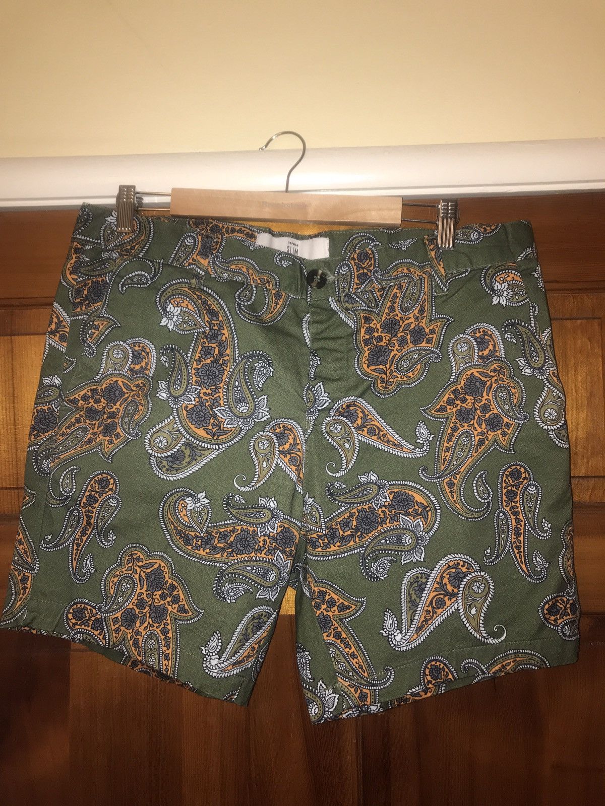 Topman Topman Paisley Shorts - Size 34 Slim - Amazing Materials Size US 34 / EU 50 - 1 Thumbnail