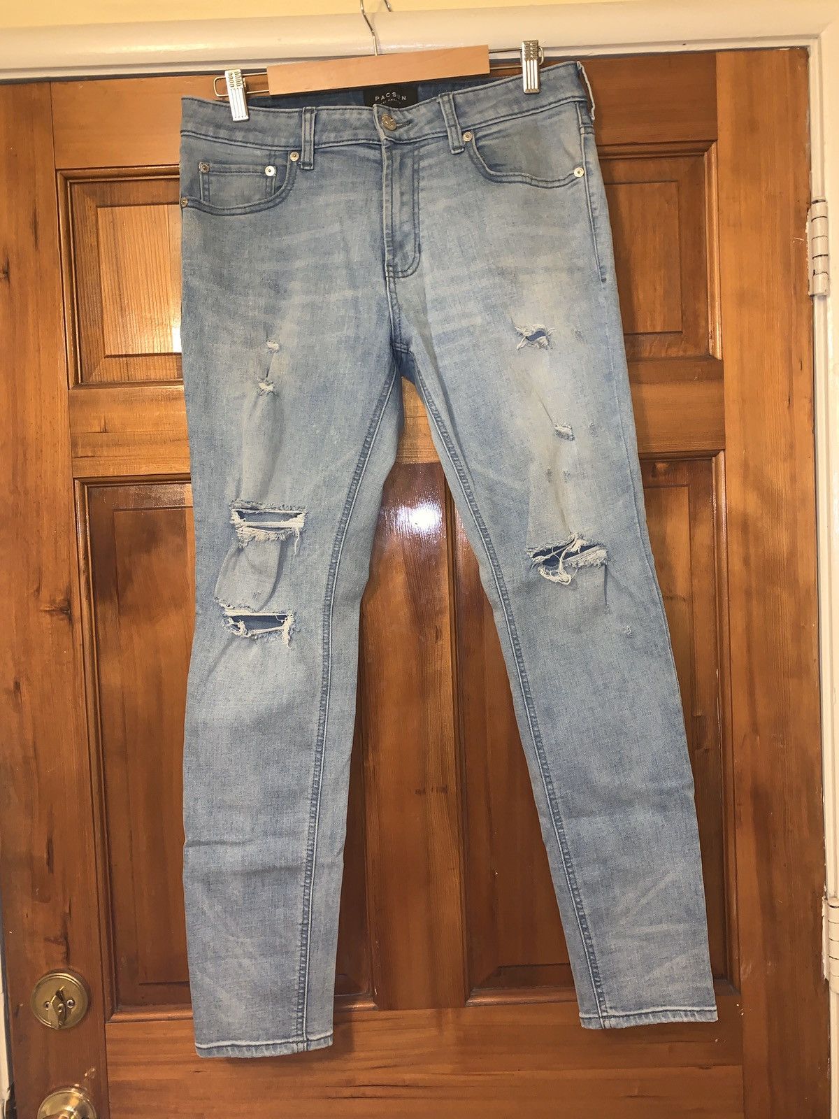Pacsun Pacsun Premium Distressed Skinny Jeans - Size 32 Size US 32 / EU 48 - 1 Thumbnail