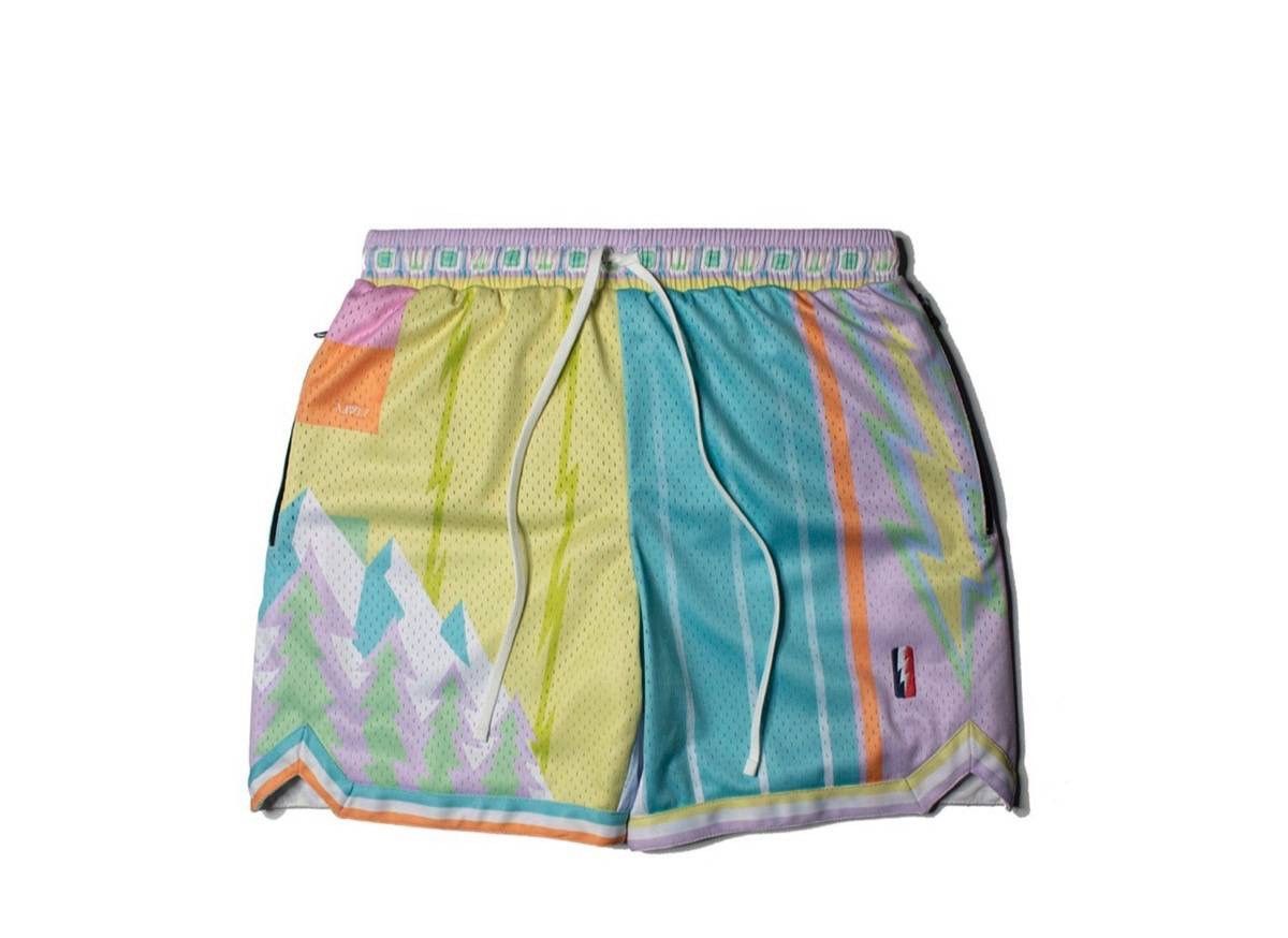 Trillest Trillest “WHAT THE PASTEL?!” Shorts (Medium) Size US 32 / EU 48 - 2 Thumbnail