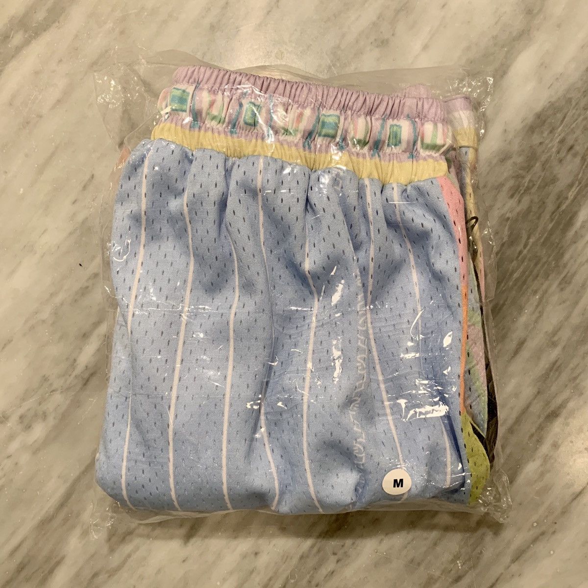 Trillest Trillest “WHAT THE PASTEL?!” Shorts (Medium) Size US 32 / EU 48 - 1 Thumbnail
