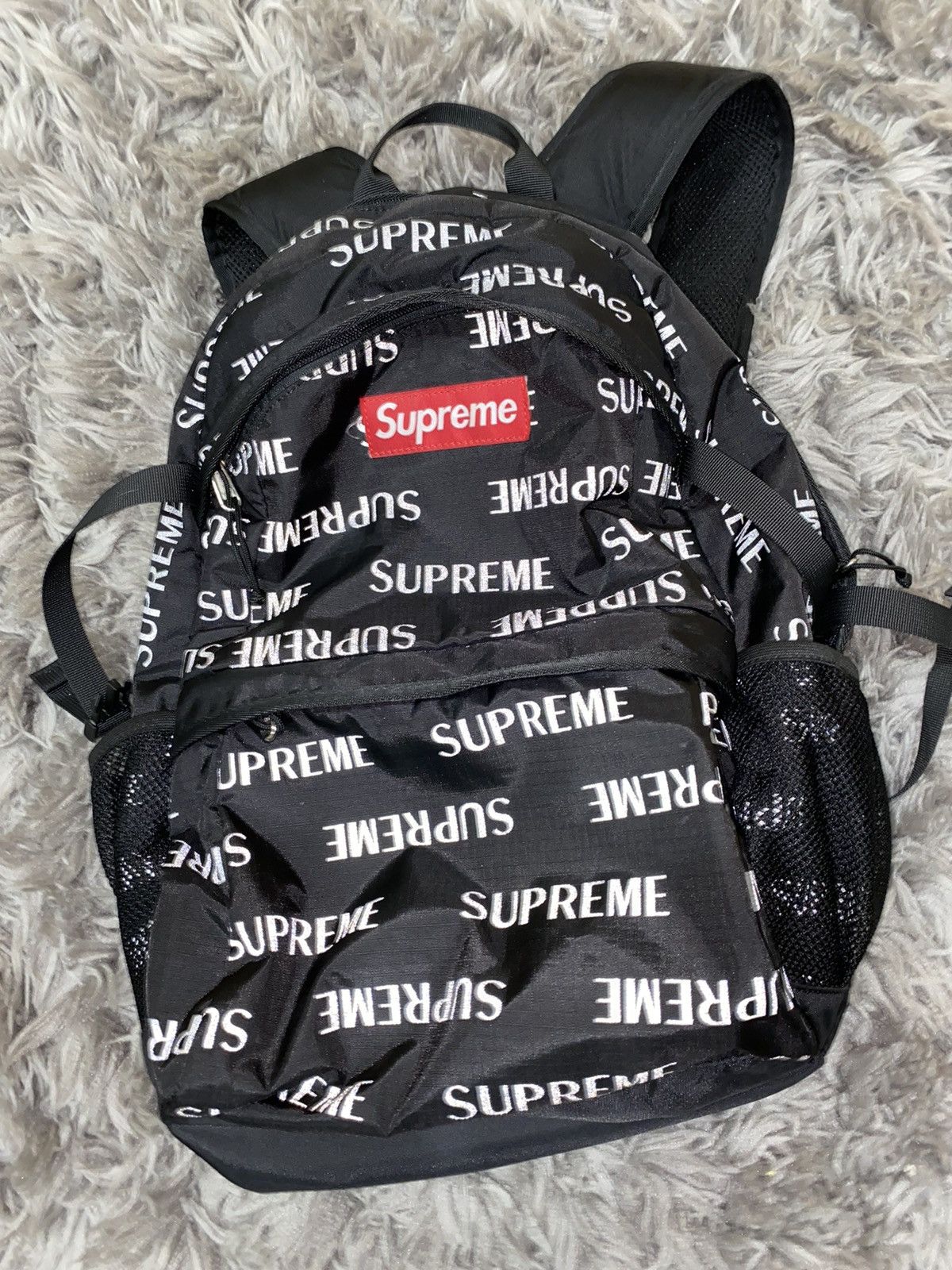 Supreme Supreme FW16 3M Reflective Backpack Black Grailed