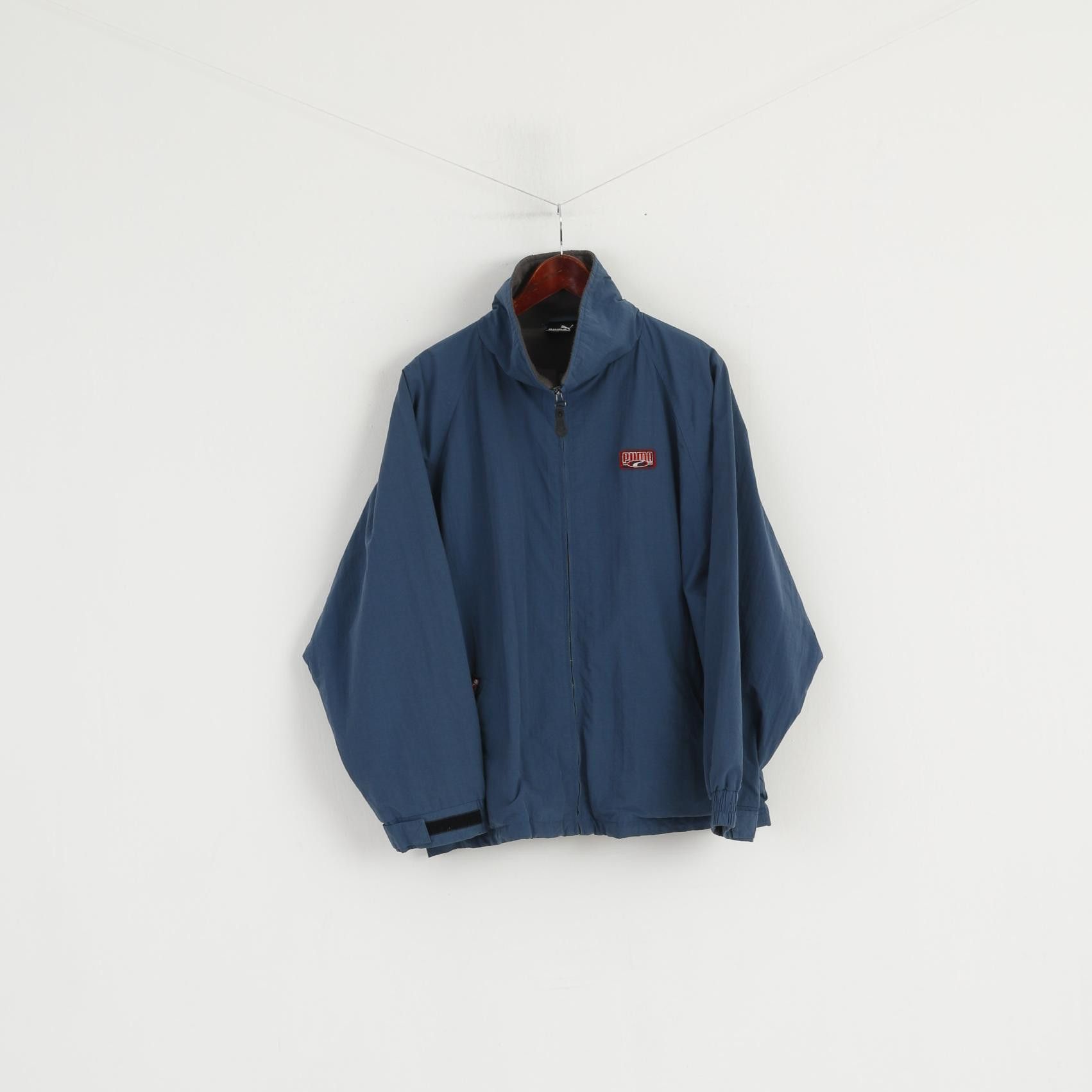 Puma Puma Men L Jacket Blue Nylon Perform 360 Full Zipper 1836 Size US L / EU 52-54 / 3 - 2 Thumbnail