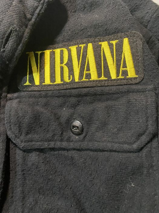 MadeWorn Nirvana Patch Black Shirt Jacket Size US L / EU 52-54 / 3 - 2 Preview