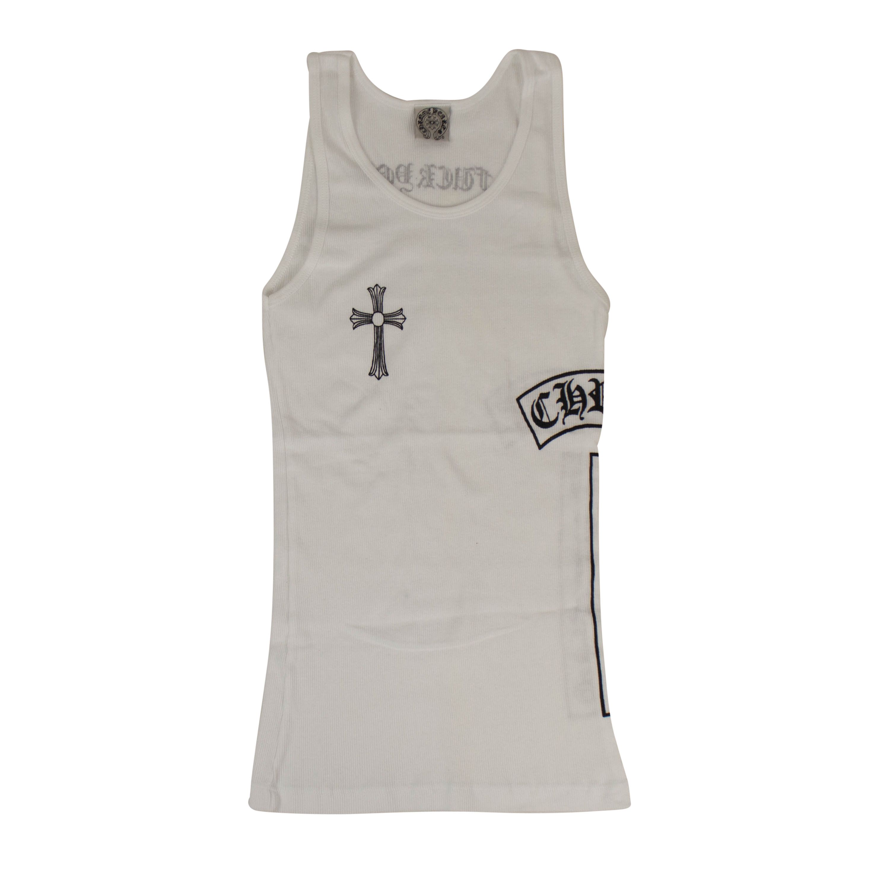 CHROME HEARTS クロムハーツ USA LOGO Tank Top ロゴタンク