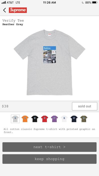 Supreme captcha hot sale shirt