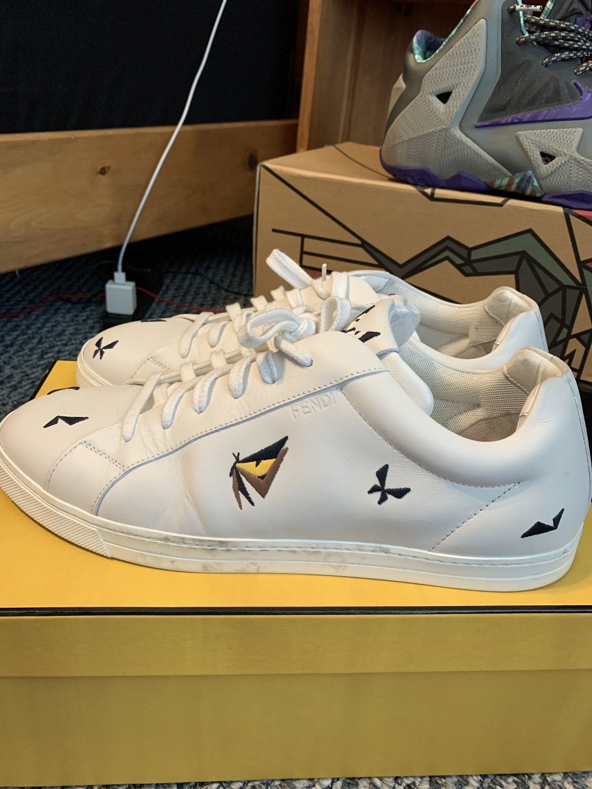 Fendi Fendi Butterfly Eyes Sneakers Size US 9.5 / EU 42-43 - 1 Thumbnail