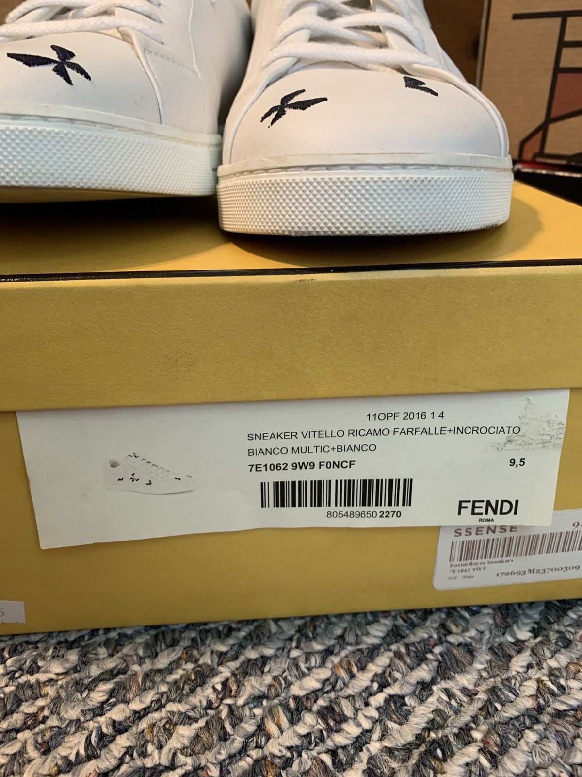Fendi Fendi Butterfly Eyes Sneakers Size US 9.5 / EU 42-43 - 8 Thumbnail